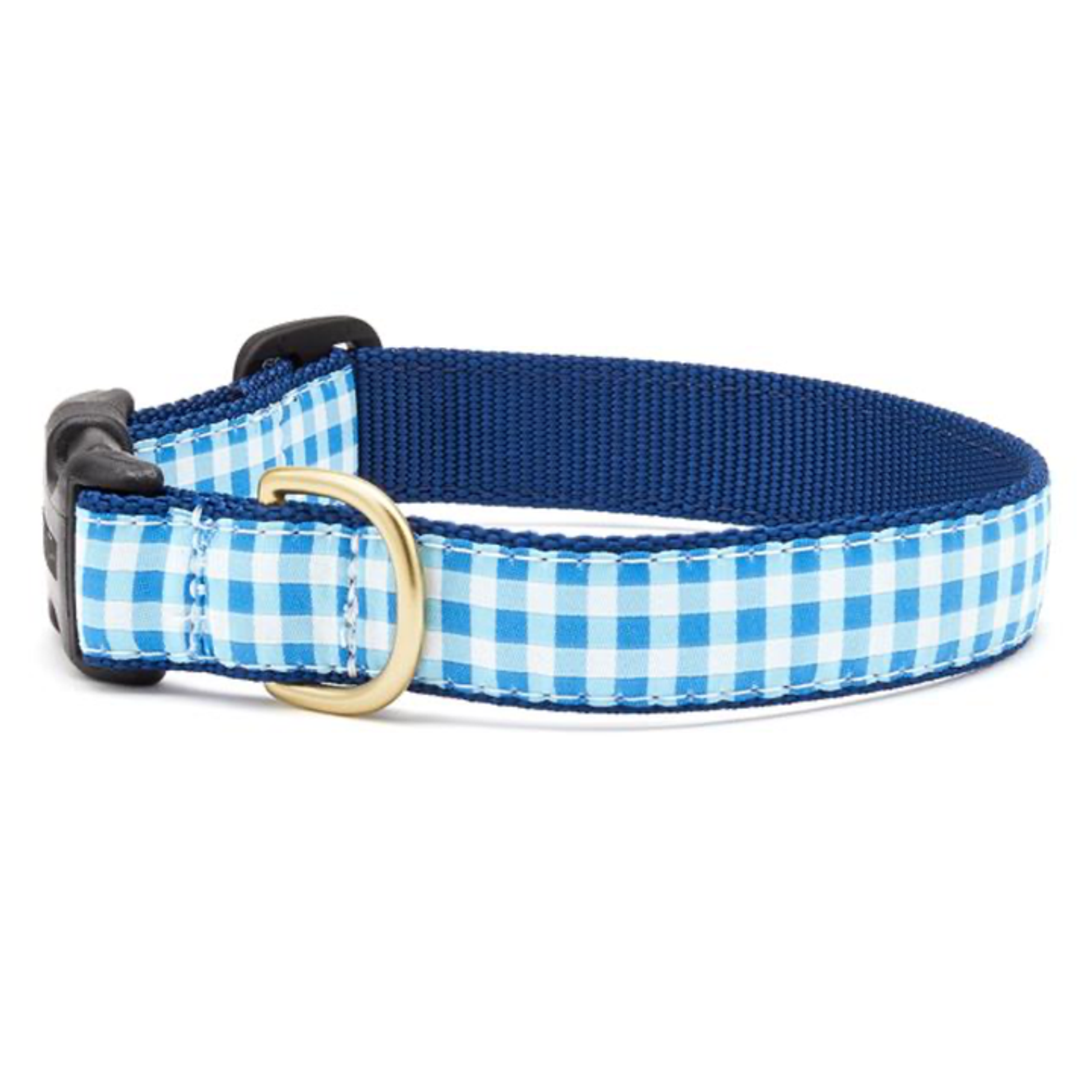 Blue Gingham Collar or Leash Image 1