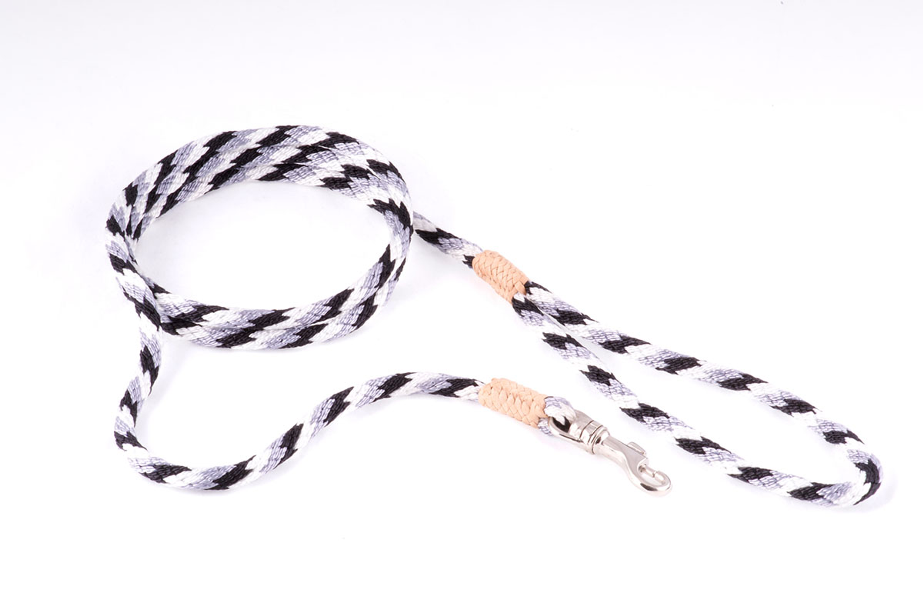 Nylon Snap Leads (4 ft  x 1/4in or 6mm) Image 1