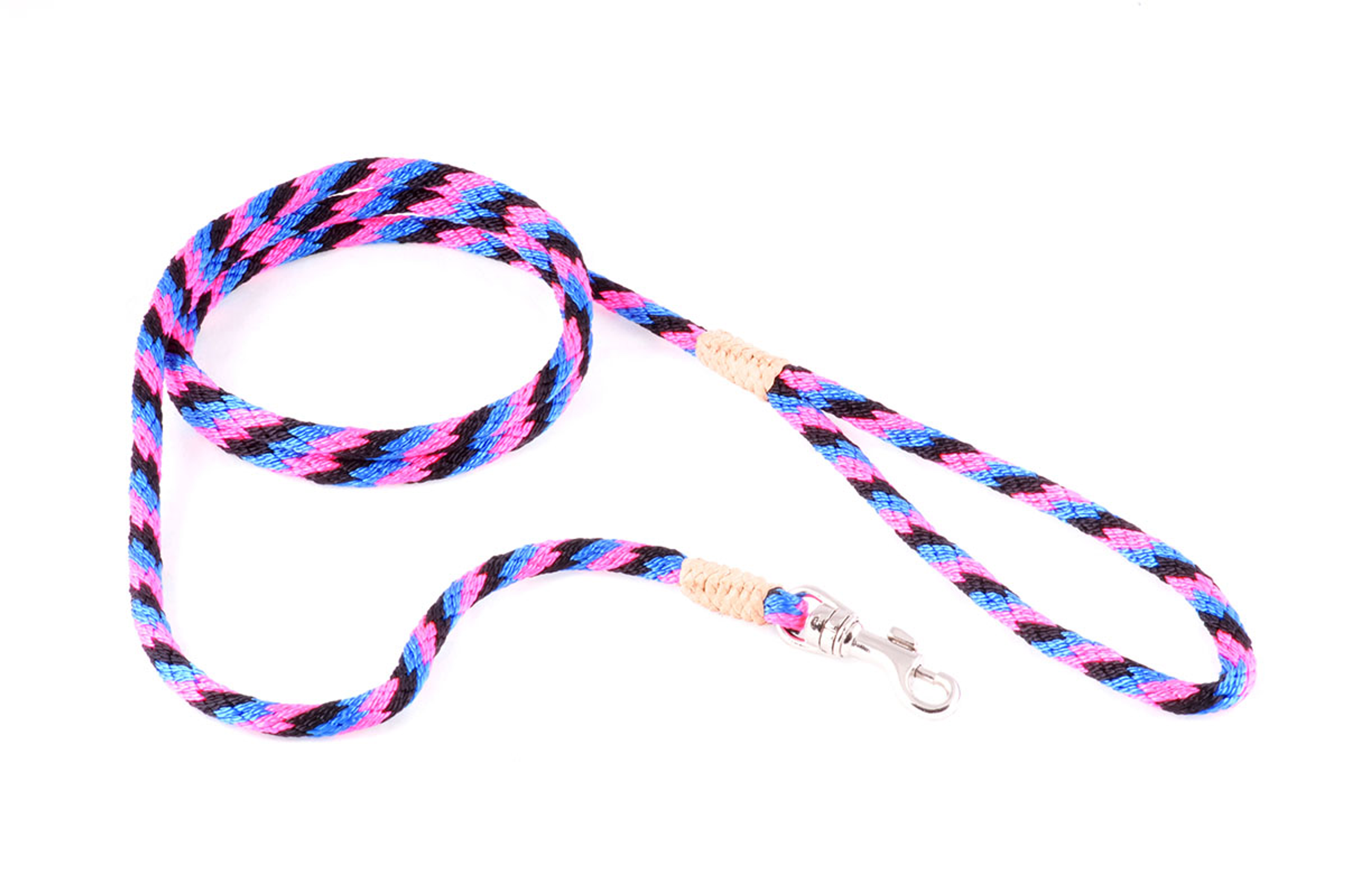 Nylon Snap Leads (4 ft  x 1/4in or 6mm) Image 1