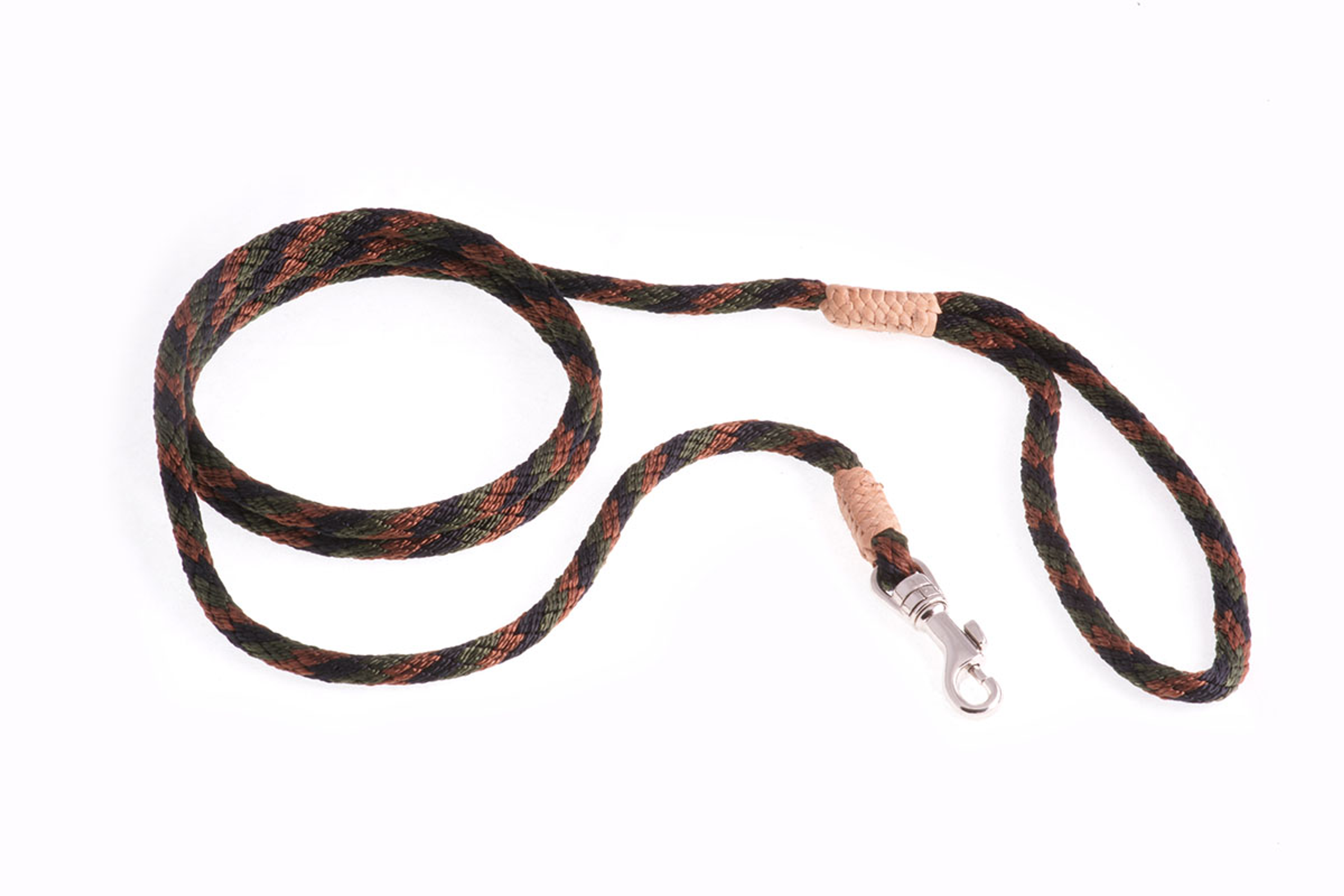 Nylon Snap Leads (4 ft  x 1/4in or 6mm) Image 1
