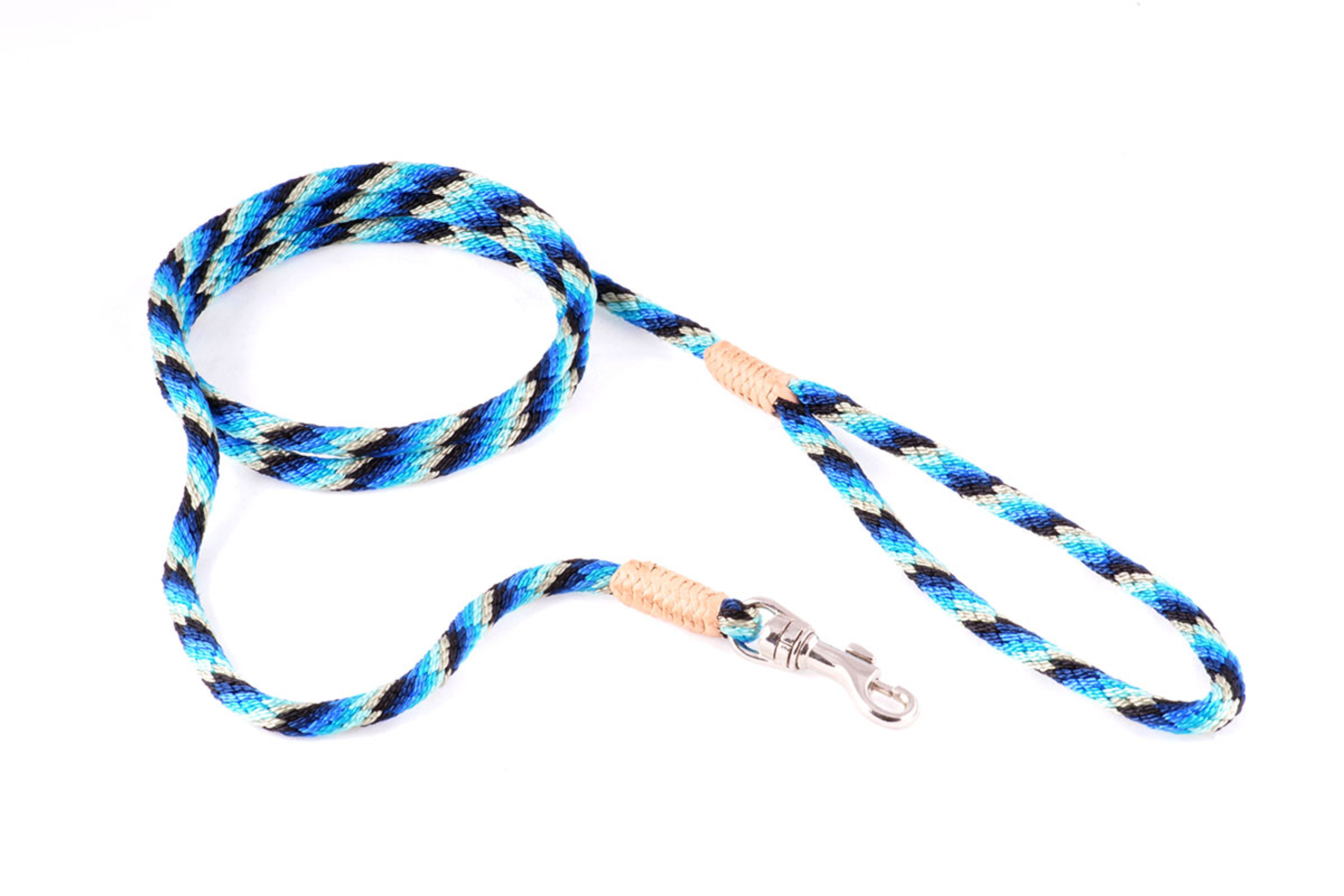 Nylon Snap Leads (4 ft  x 1/4in or 6mm) Image 1