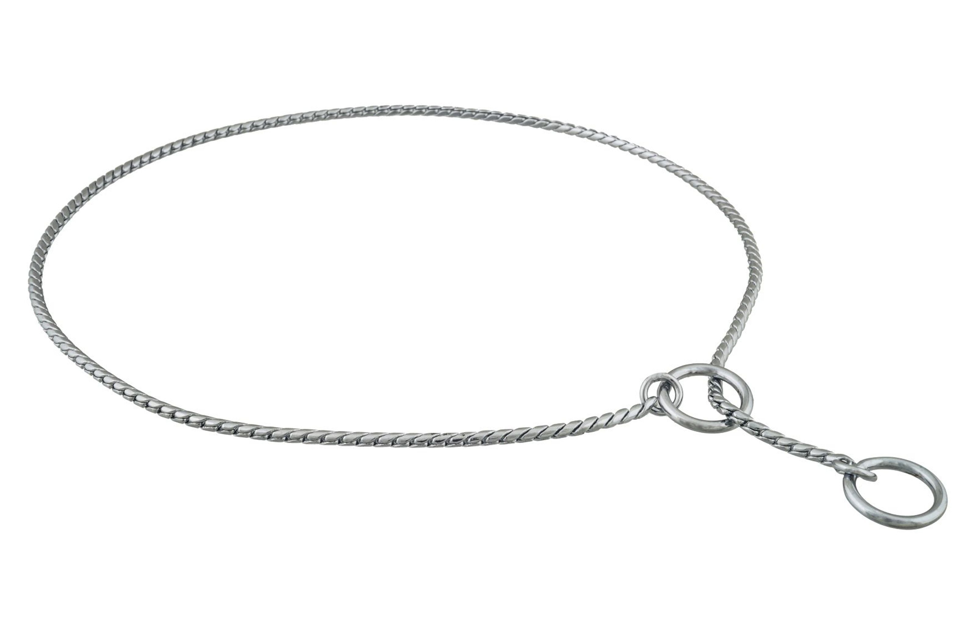 Slip Snake Show Chain Collar (16 in x 2.4mm) Image 1