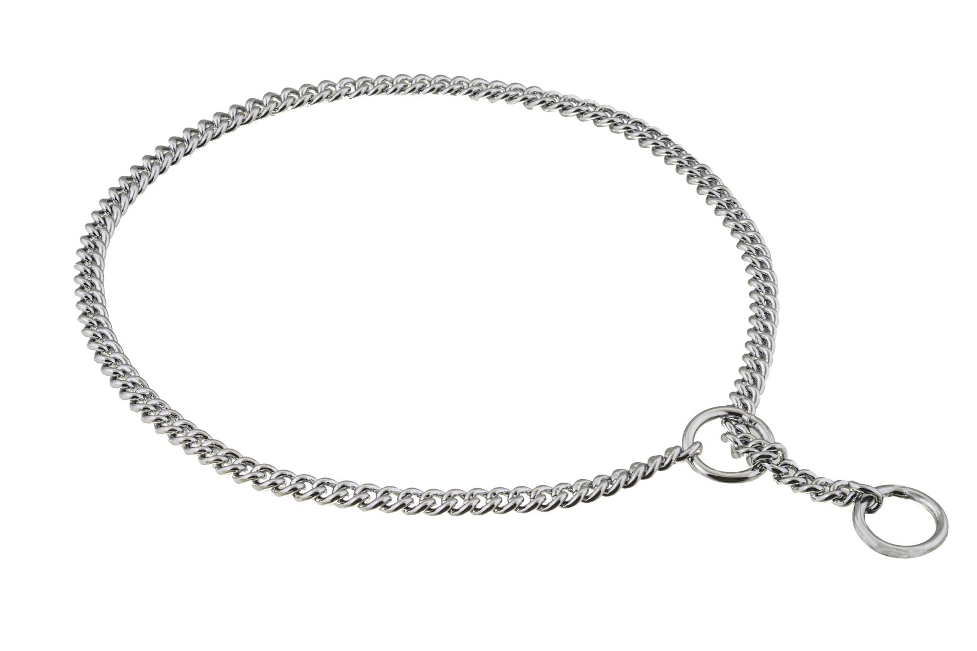 Slip Curve Show Chain Collar (14 in x 1.4 mm) Image 1