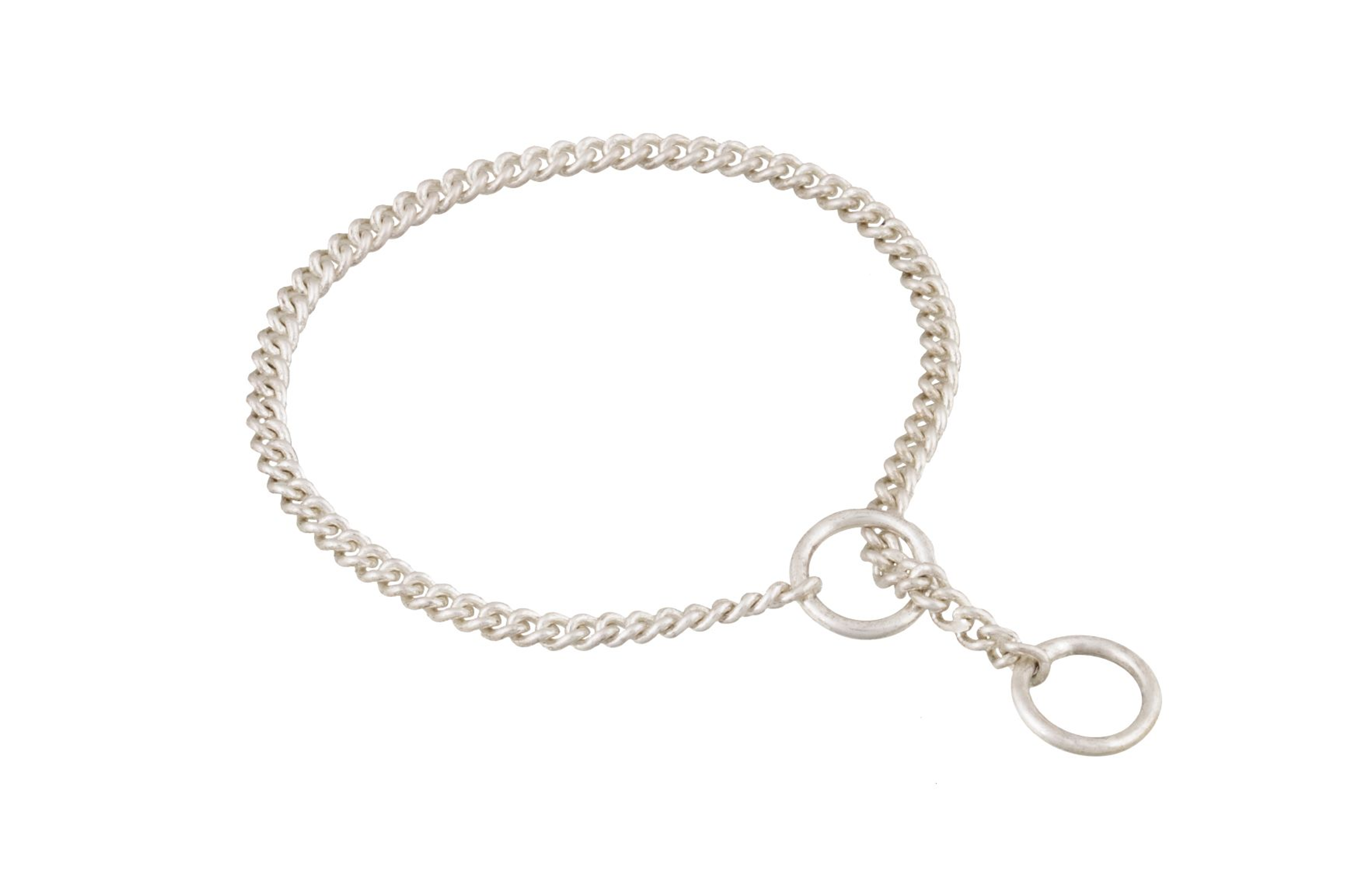Slip Curve Show Chain Collar (10 in x 1.2 mm) Image 1