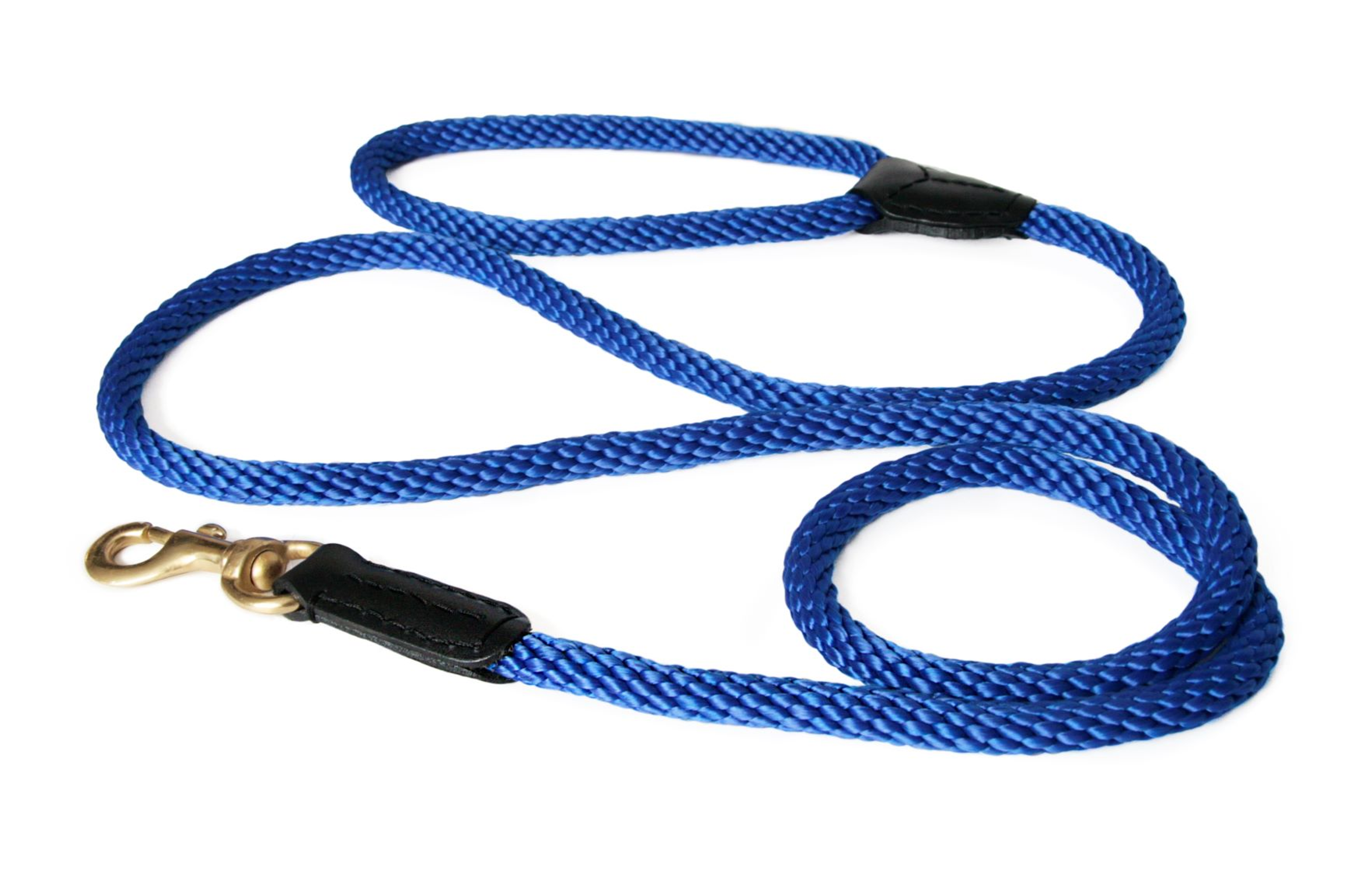Rope and Leather Snap Lead (4ft x 3/4 in) Image 1