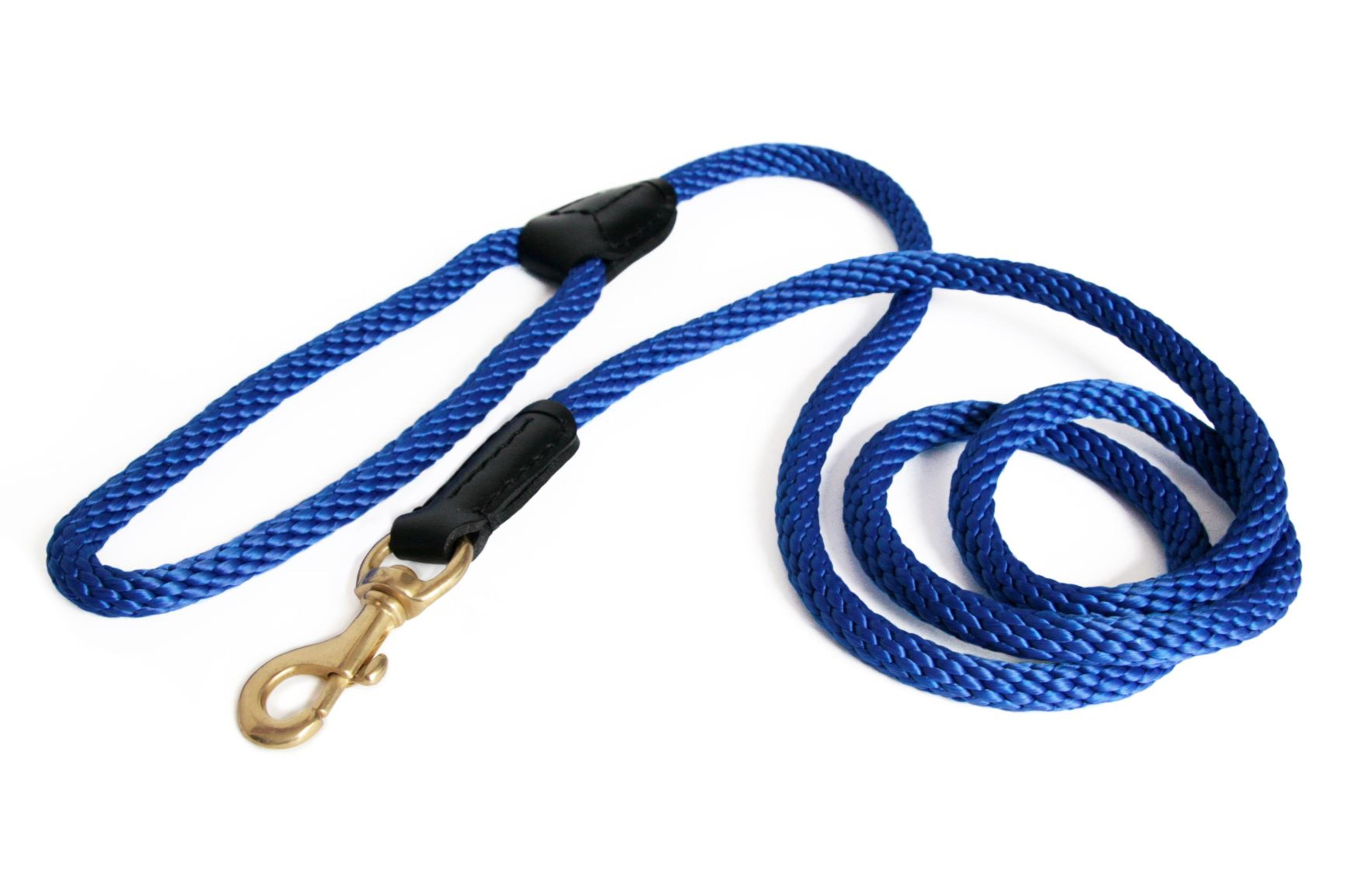 Rope and Leather Snap Lead (6ft x 3/4 in) Image 1