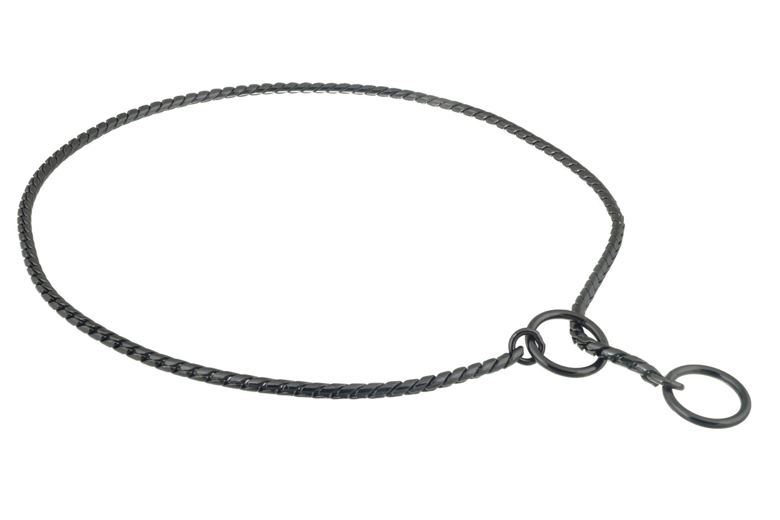 Slip Snake Show Chain Collar (20 in x 3.8mm) Image 1