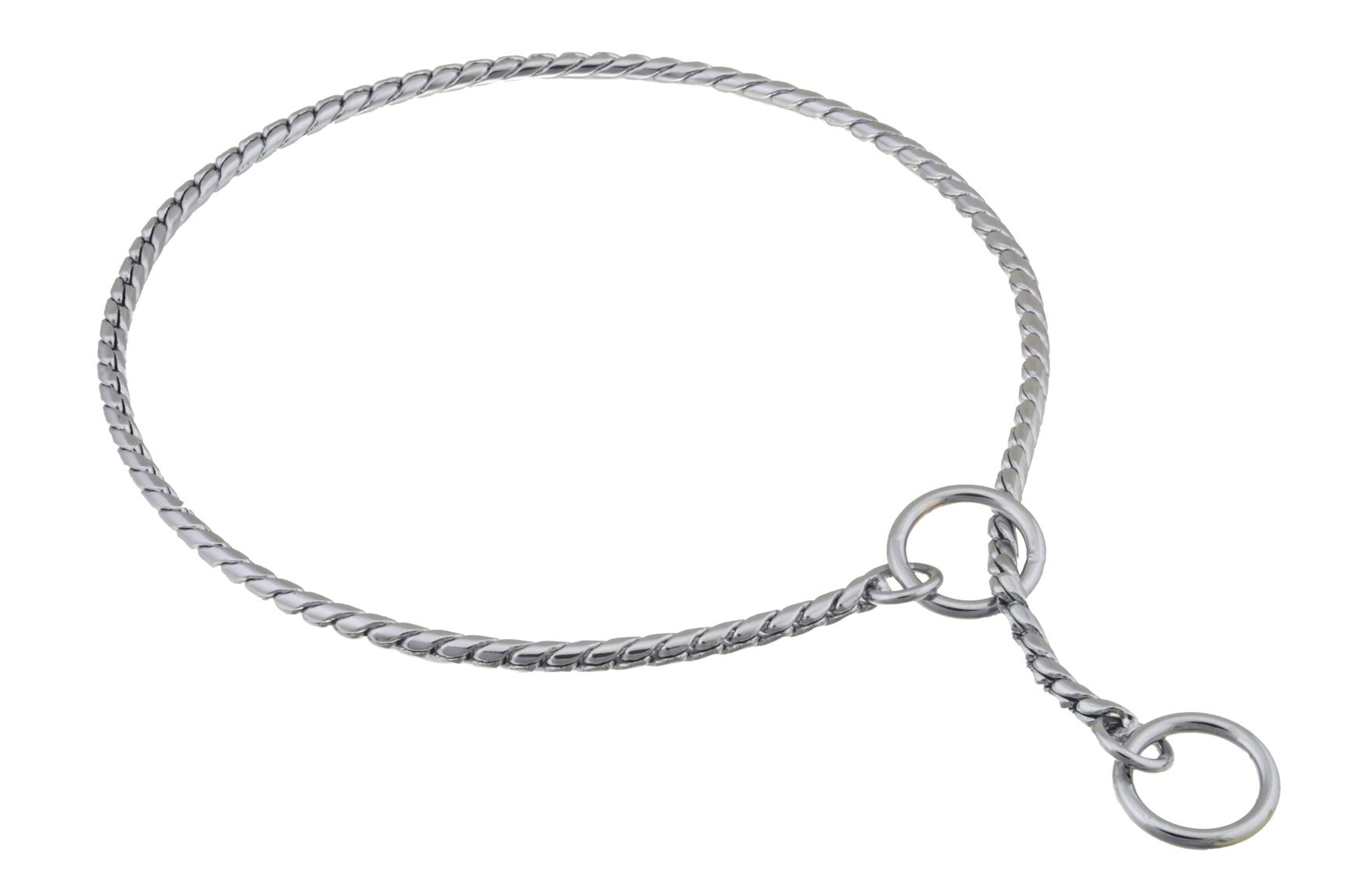 Slip Snake Show Chain Collar (16 in x 5.5mm) Image 1