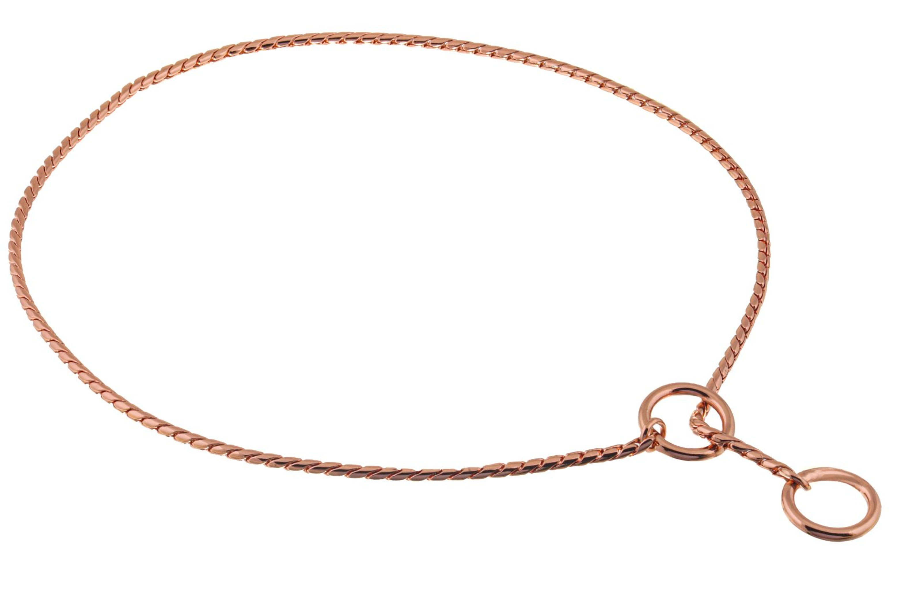 Slip Snake Show Chain Collar (16 in x 3.0mm) Image 1