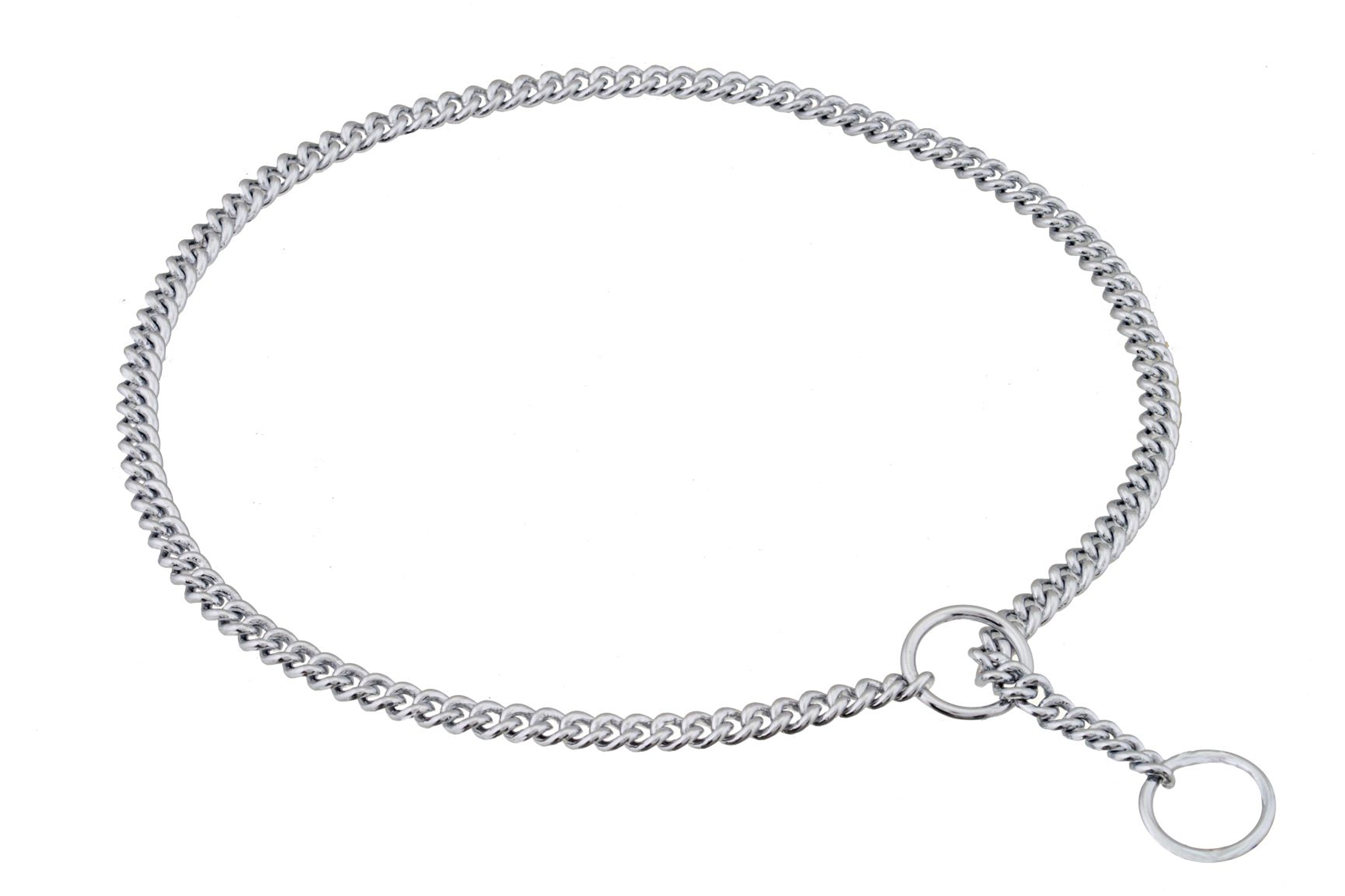 Slip Curve Show Chain Collar (14 in x 1.6 mm) Image 1