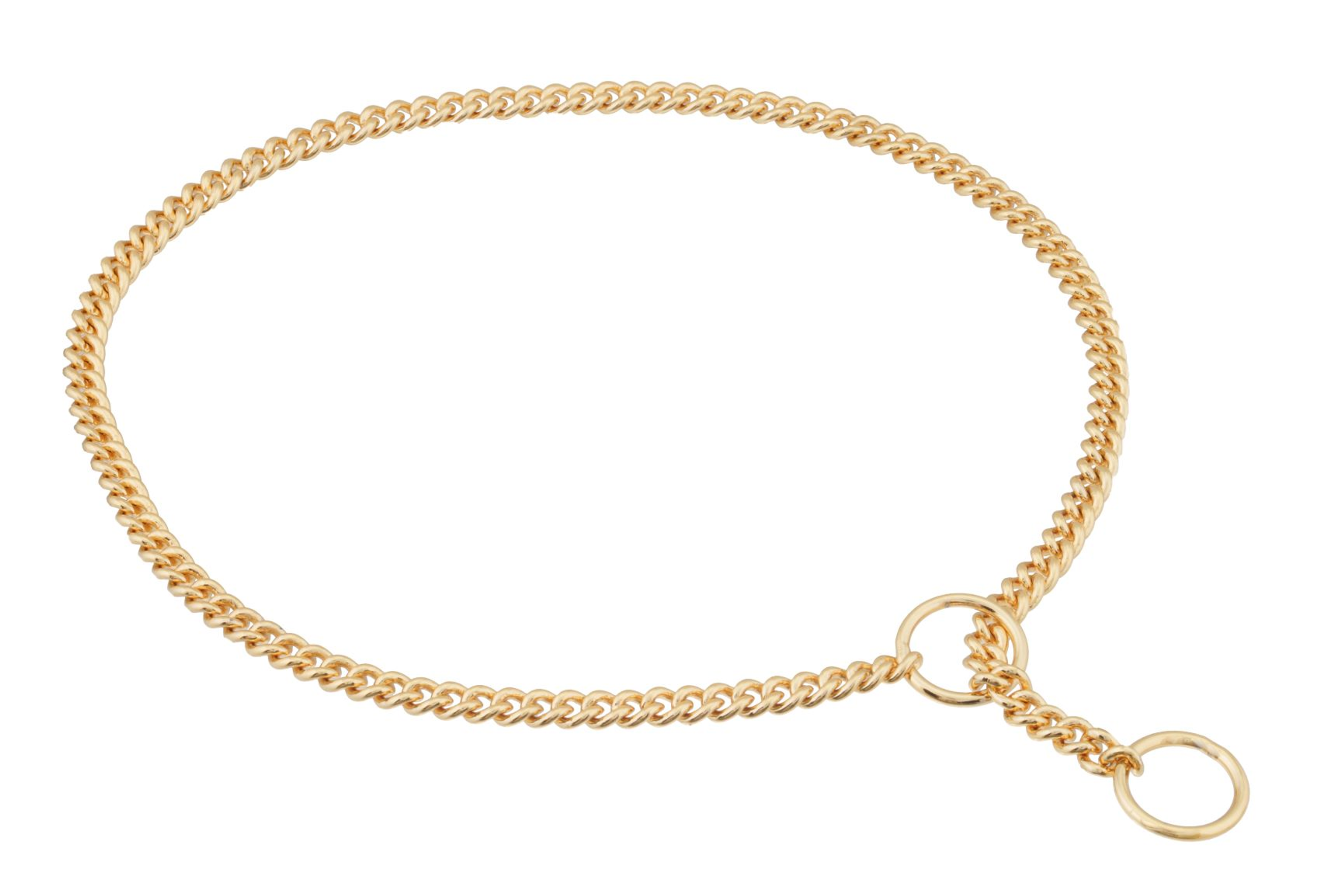 Slip Curve Show Chain Collar (14 in x 1.6 mm) Image 1
