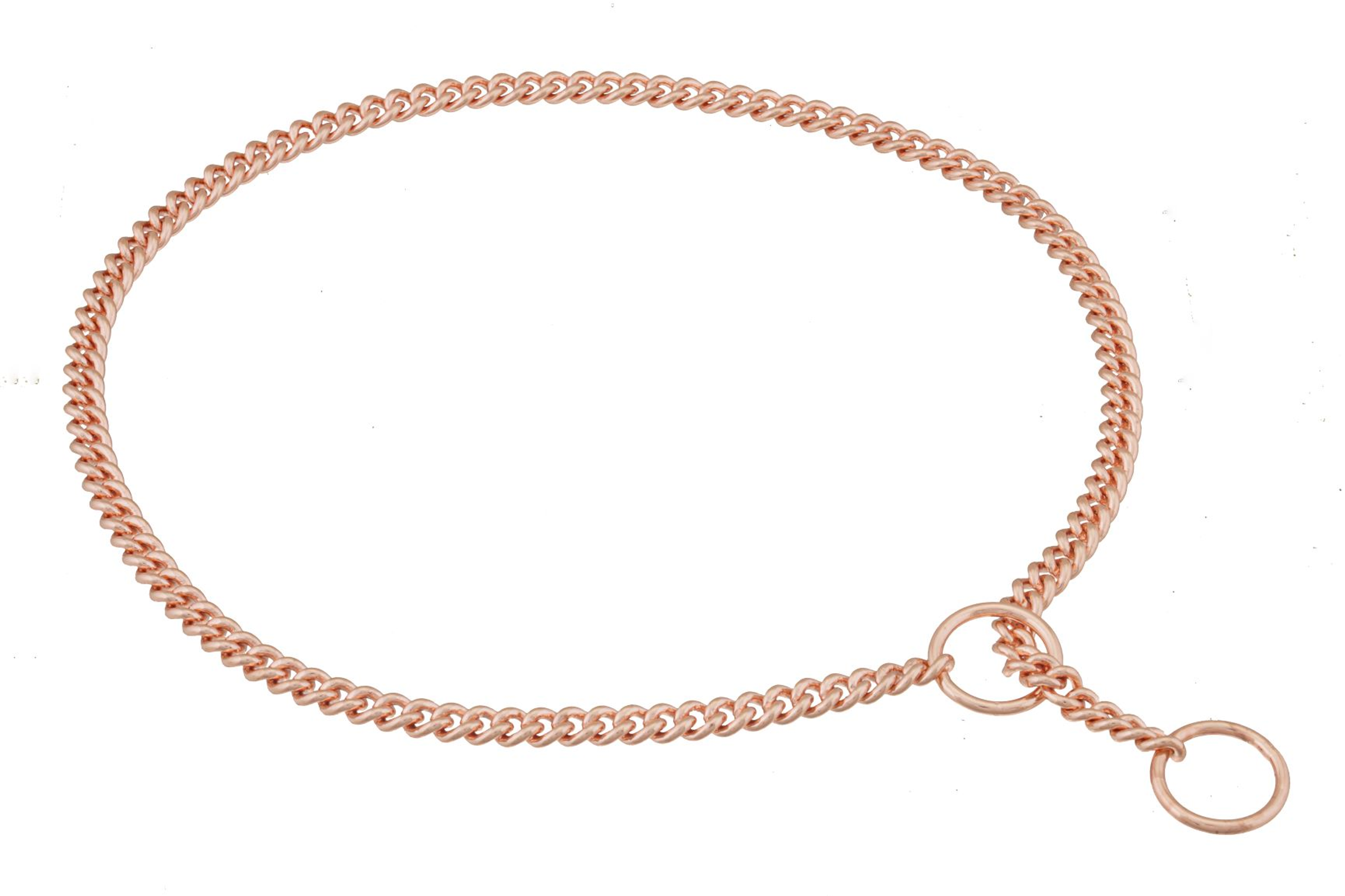 Slip Curve Show Chain Collar (14 in x 1.6 mm) Image 1