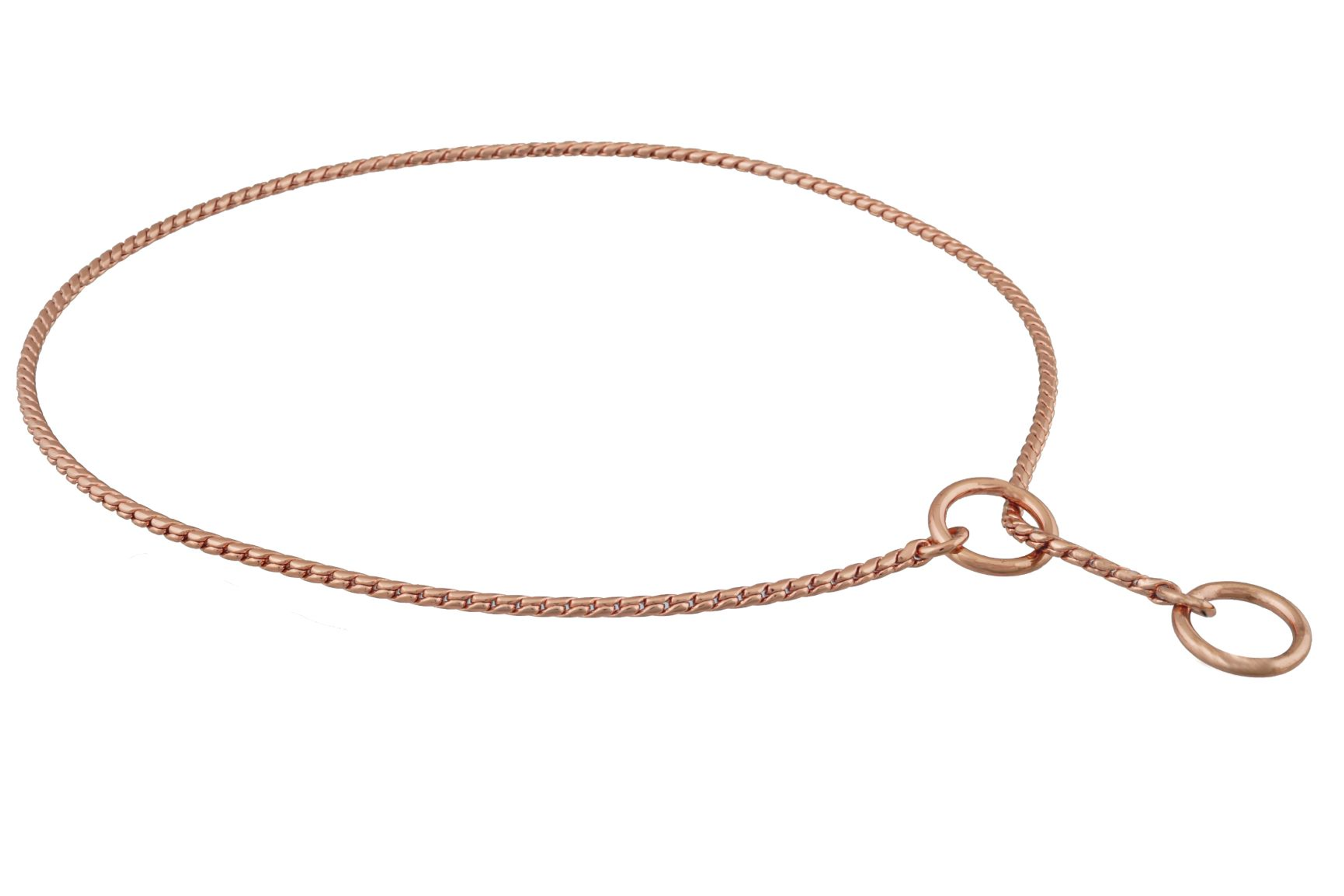Slip Snake Show Chain Collar (24 in x 2.4mm) Image 1