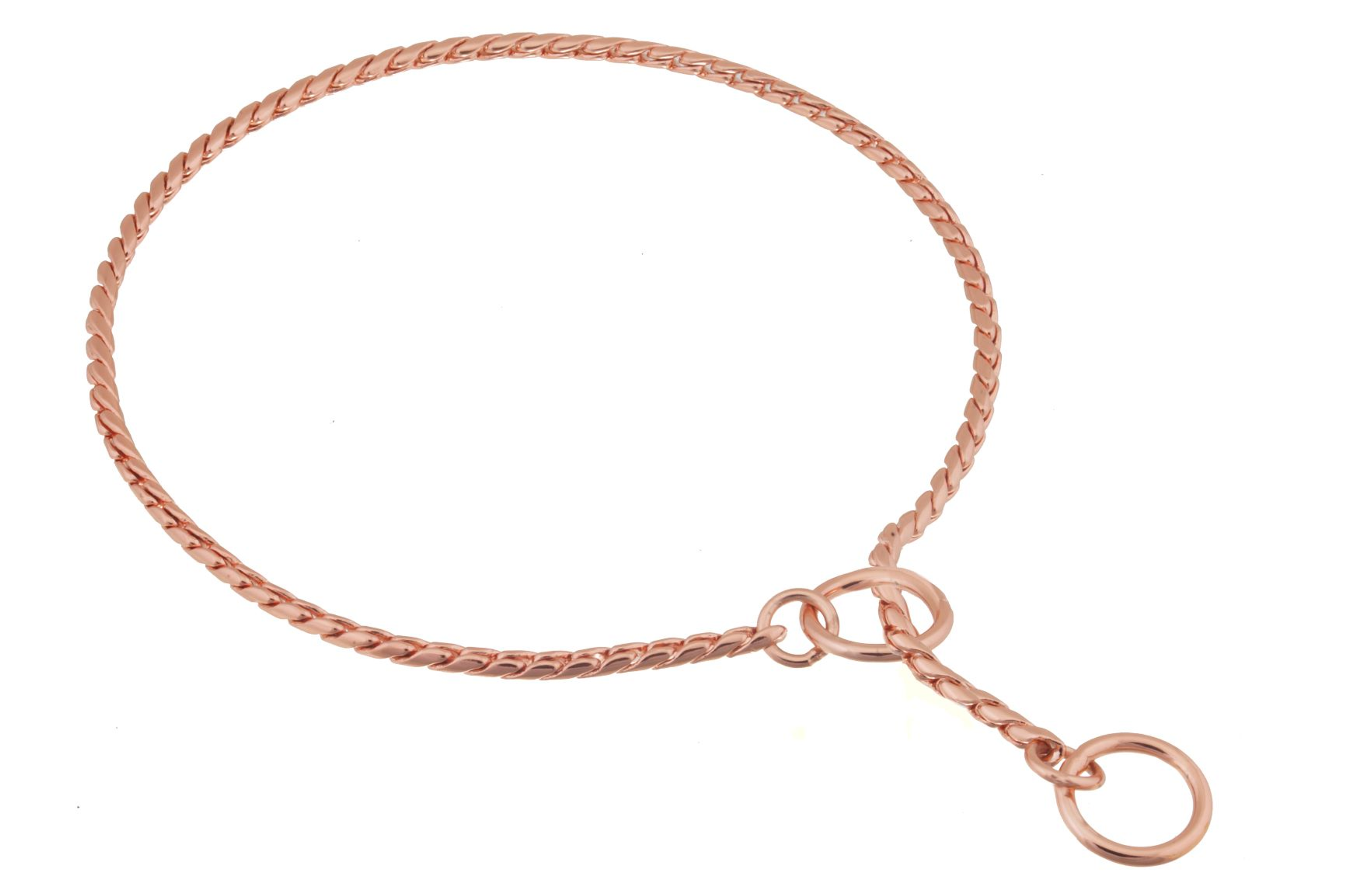 Slip Snake Show Chain Collar (16 in x 5.5mm) Image 1