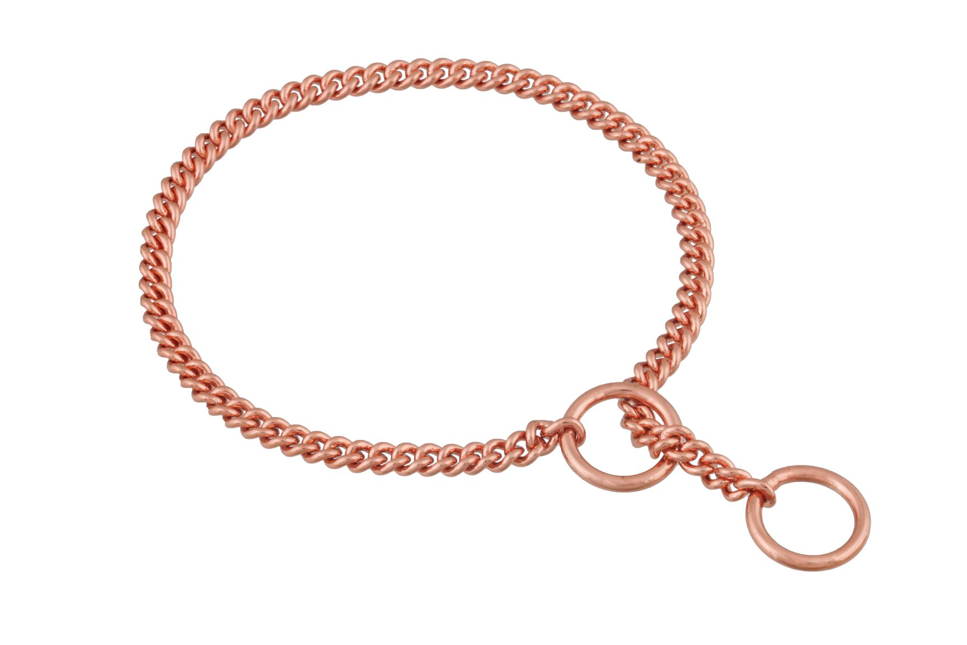 Slip Curve Show Chain Collar (8 in x 1.2 mm) Image 1