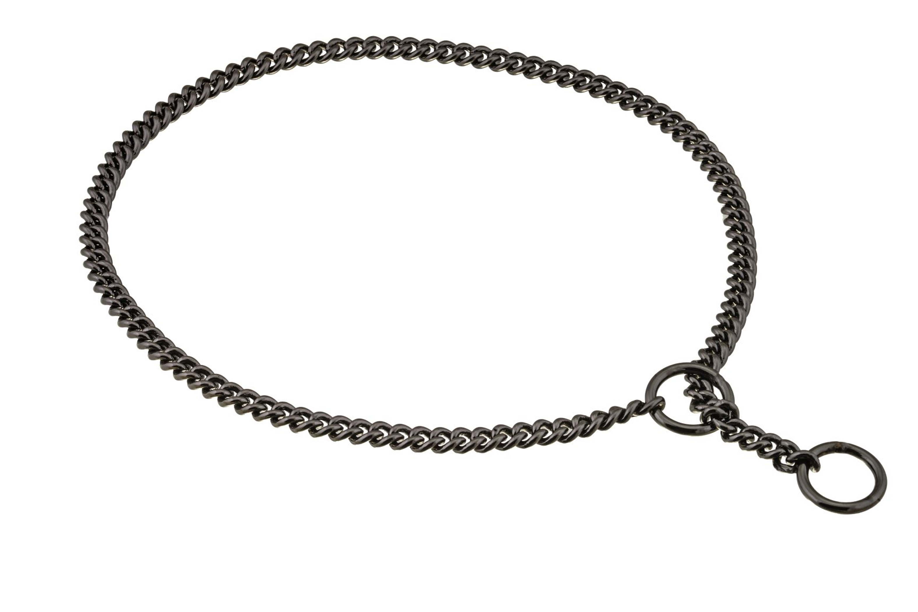 Slip Curve Show Chain Collar (12 in x 1.4 mm) Image 1