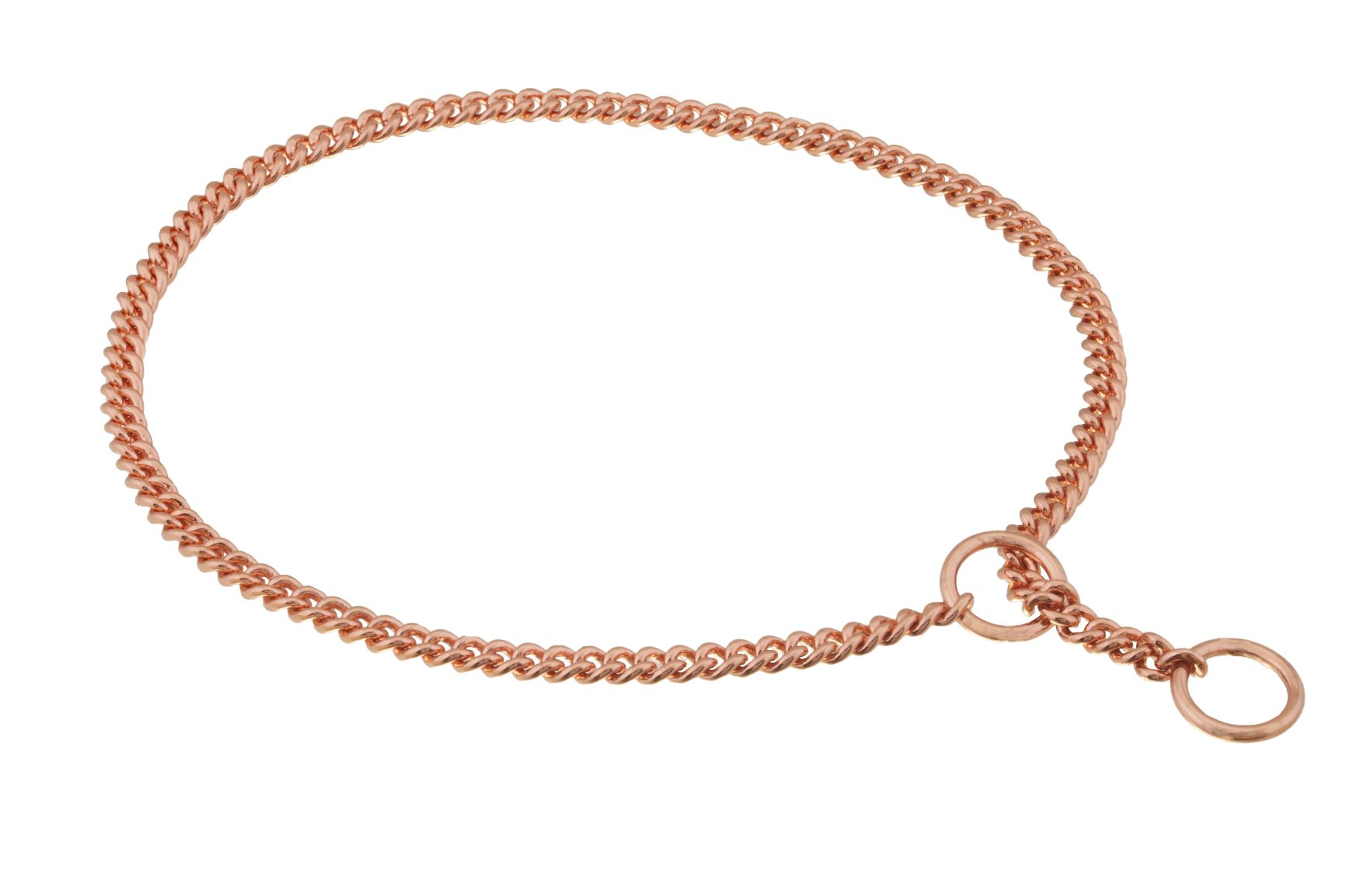 Slip Curve Show Chain Collar (10 in x 1.4 mm) Image 1