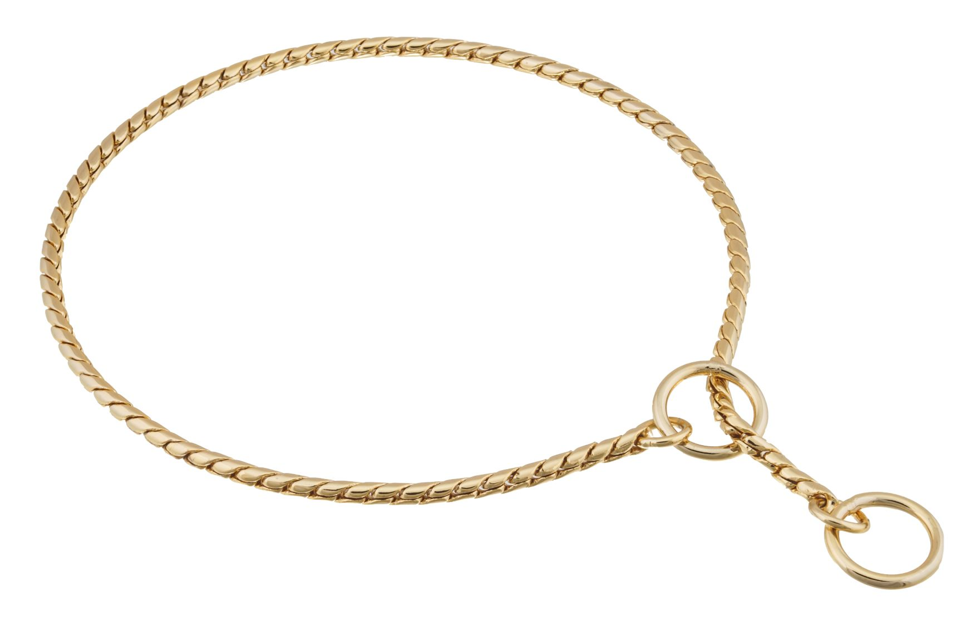 Slip Snake Show Chain Collar (20 in x 5.5mm) Image 1