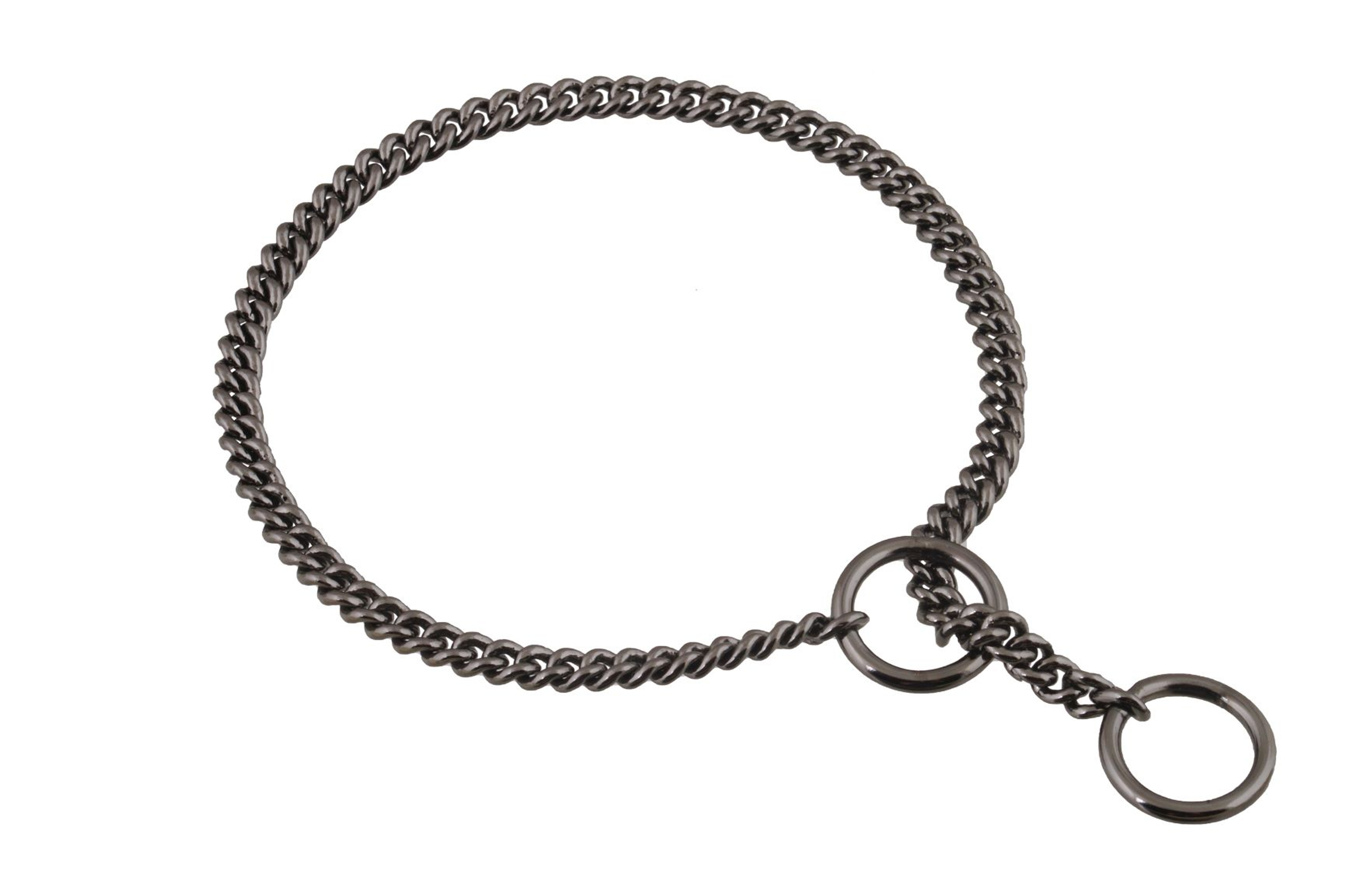 Slip Curve Show Chain Collar (8 in x 1.2 mm) Image 1