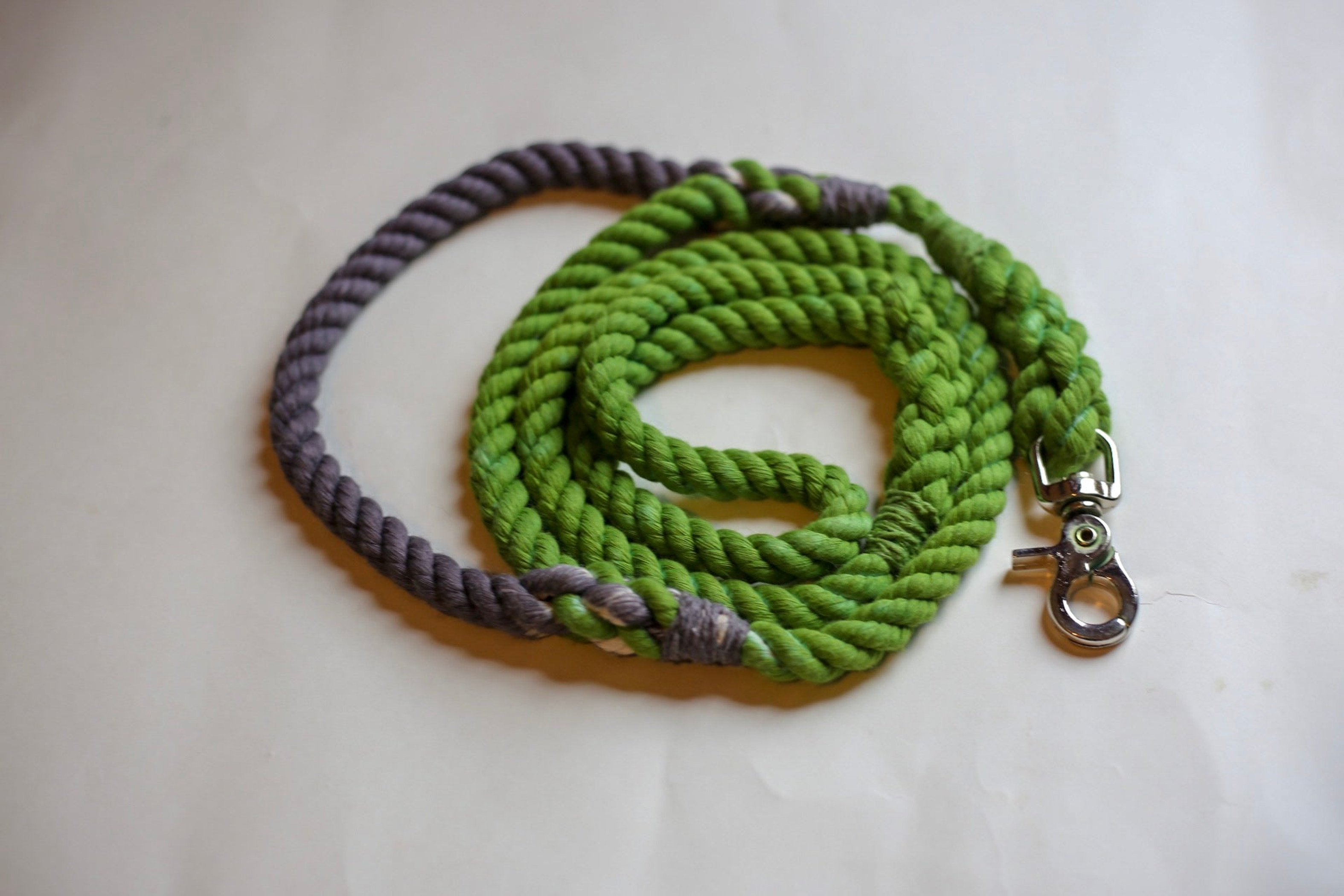 Rope Dog Leash with Traffic Handle Image 1