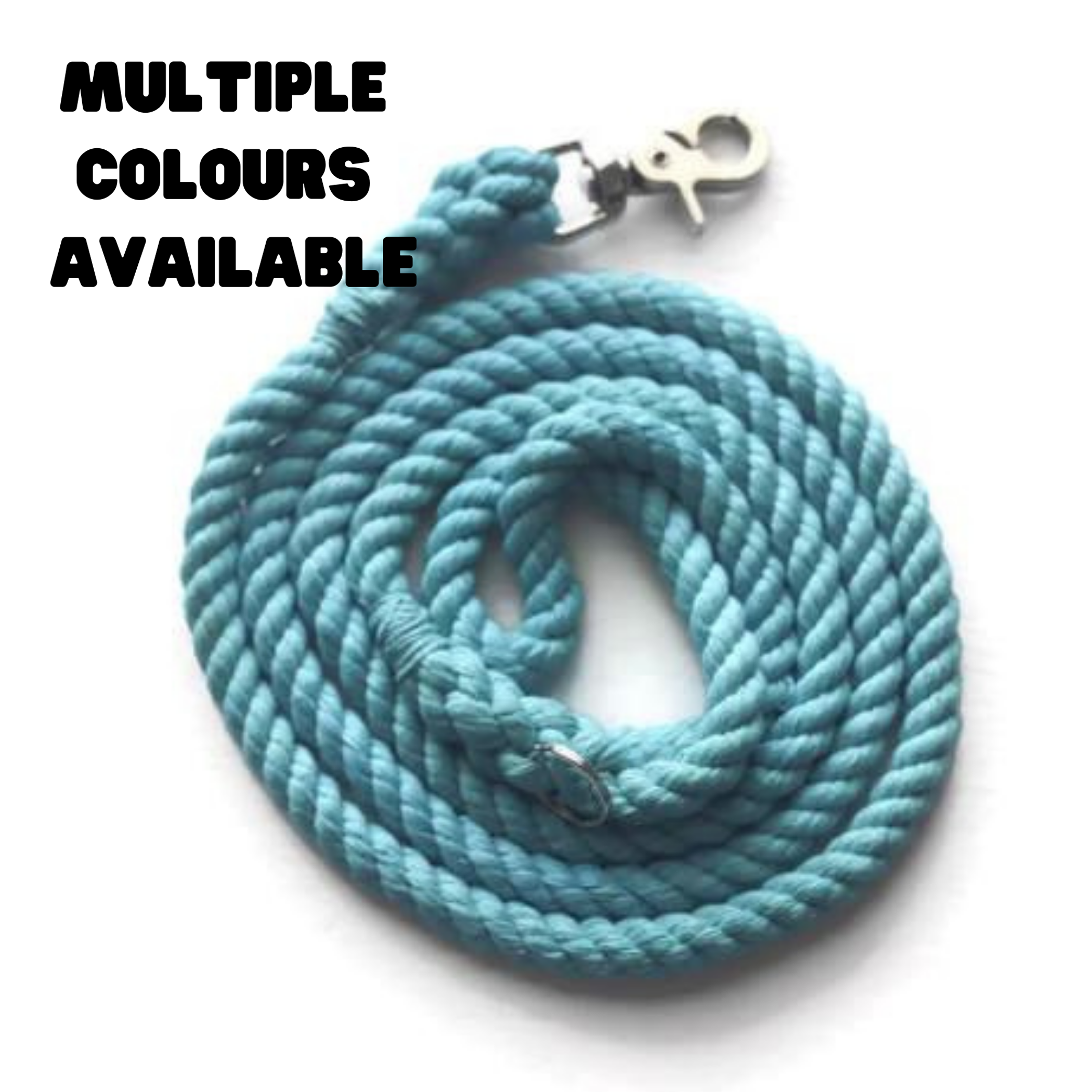 Single Color Rope Dog Leash Image 1