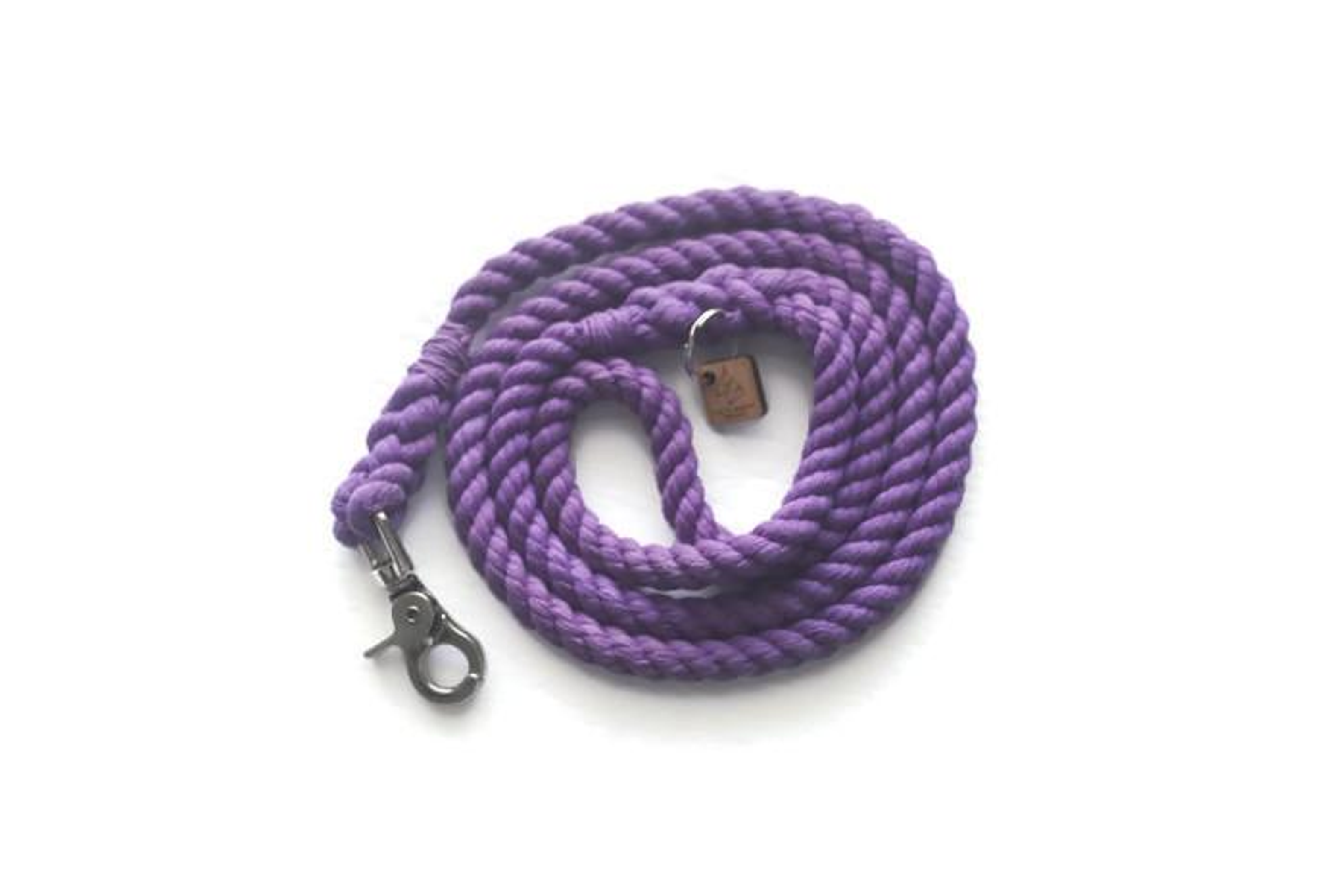 Single Color Rope Dog Leash Image 1