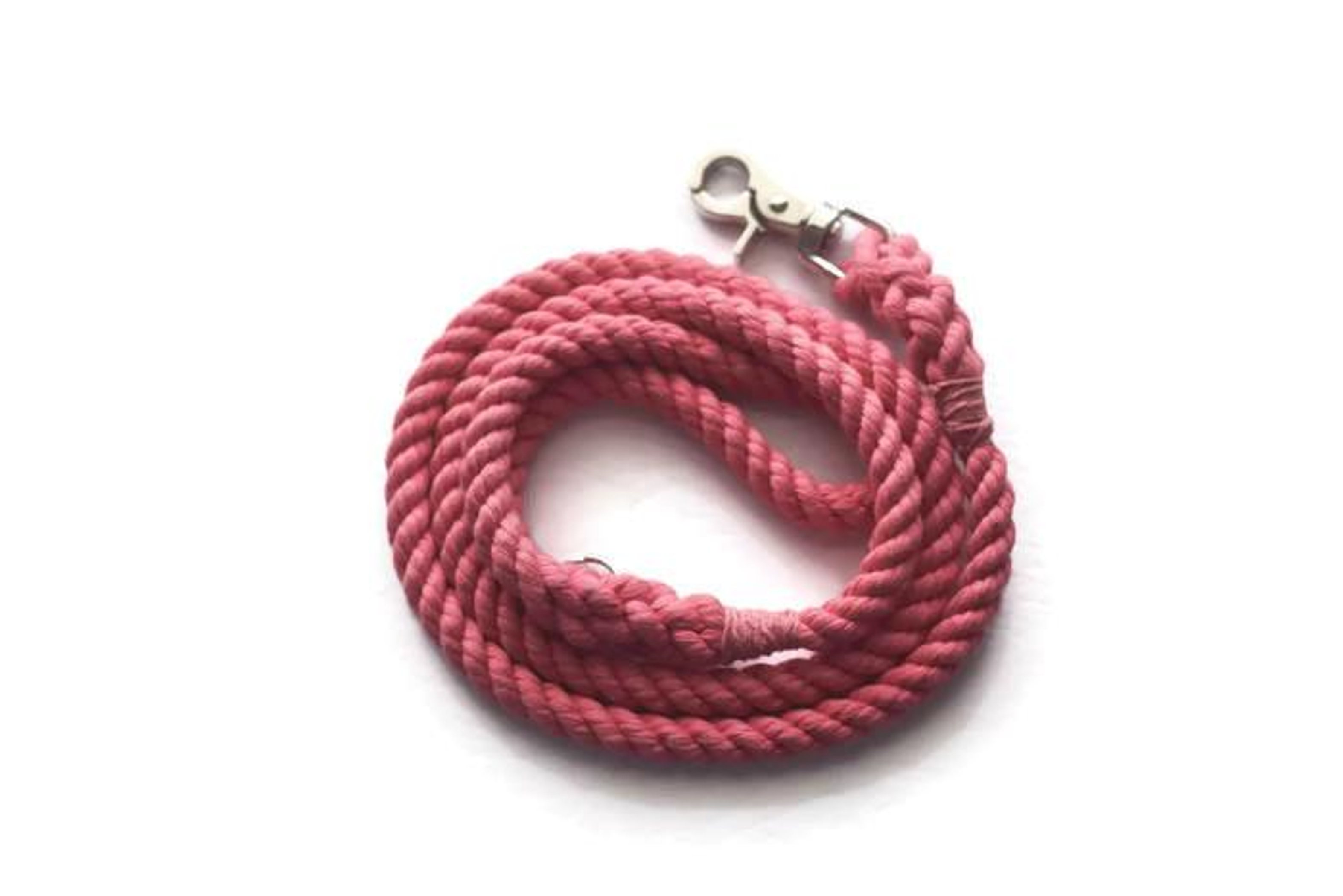 Single Color Rope Dog Leash Image 1