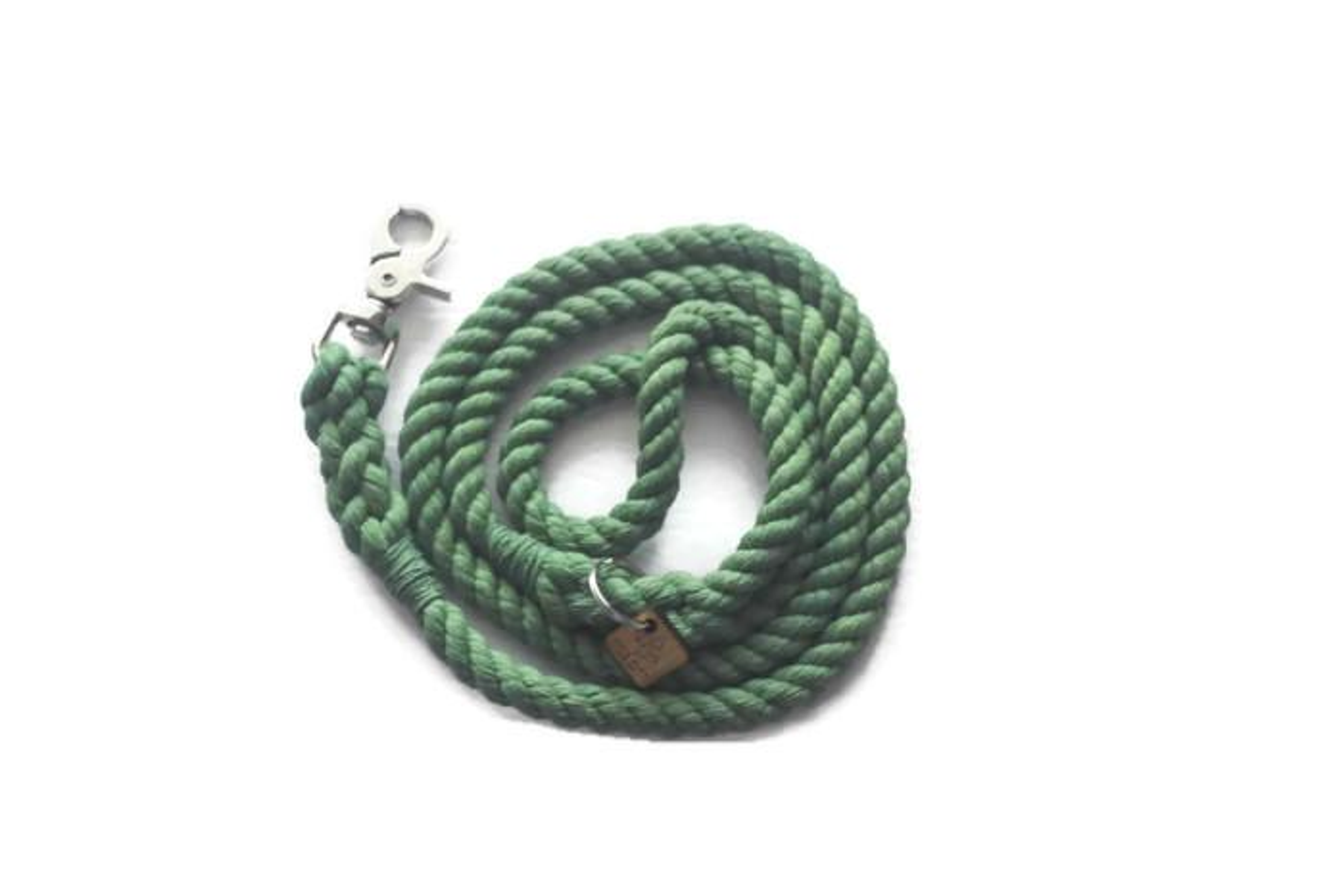 Single Color Rope Dog Leash Image 1