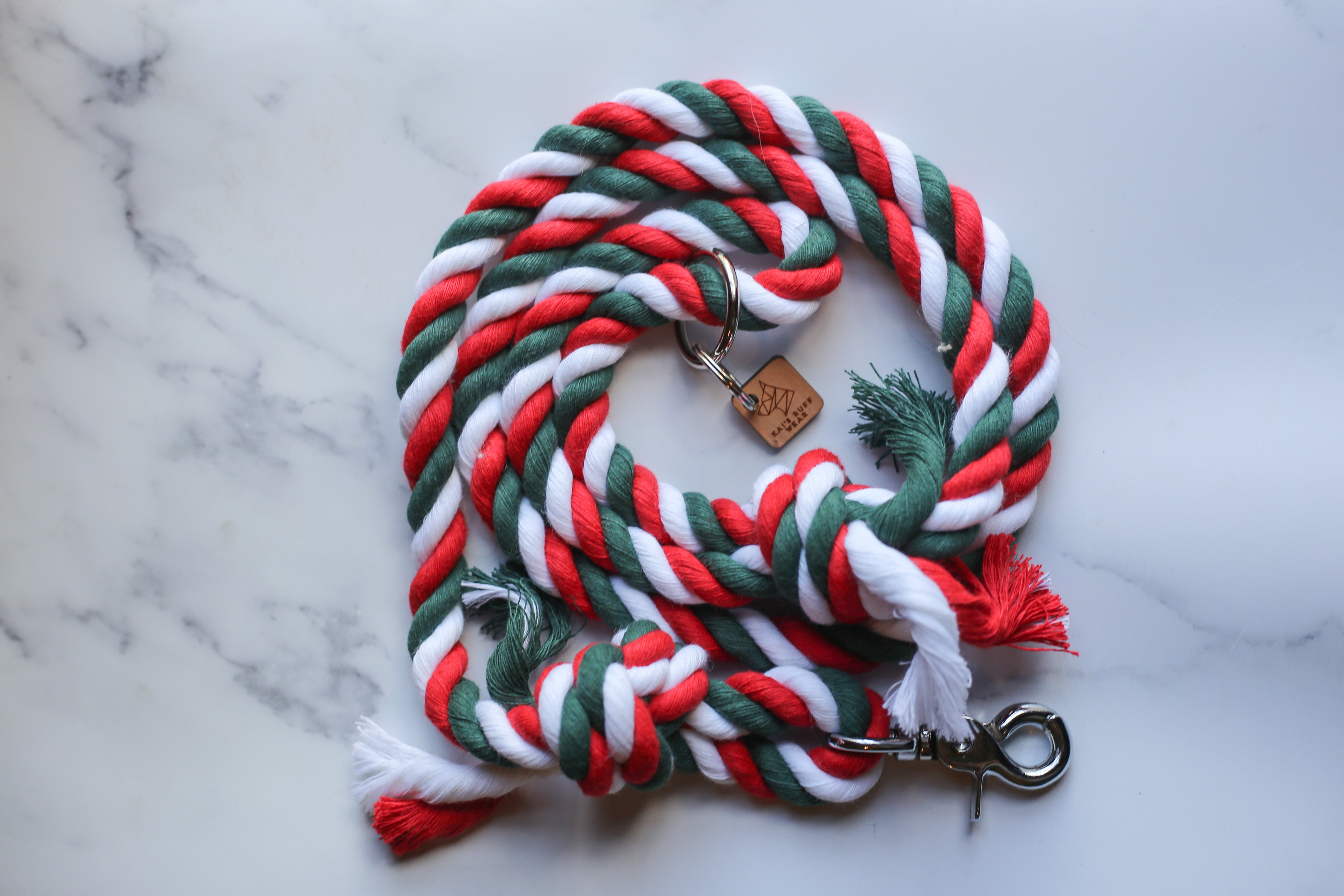 Knotted Rope Dog Leash Image 1