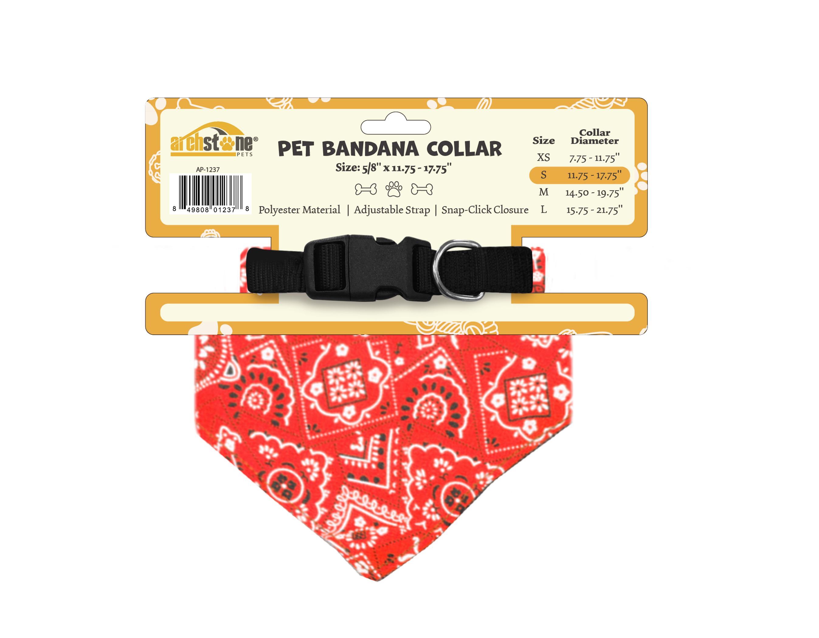 Western Themed Pet Bandana Collars Image 1