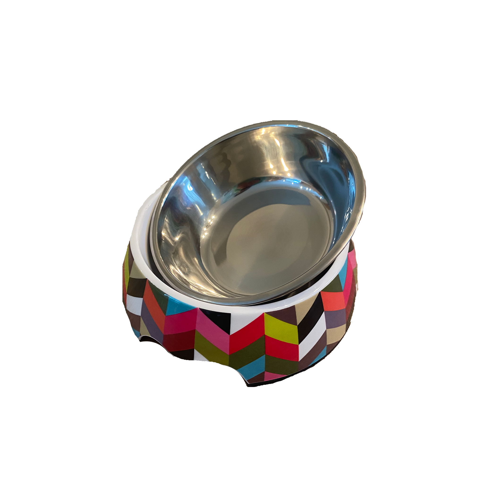 Cutie Ties Dog Bowl Image 1