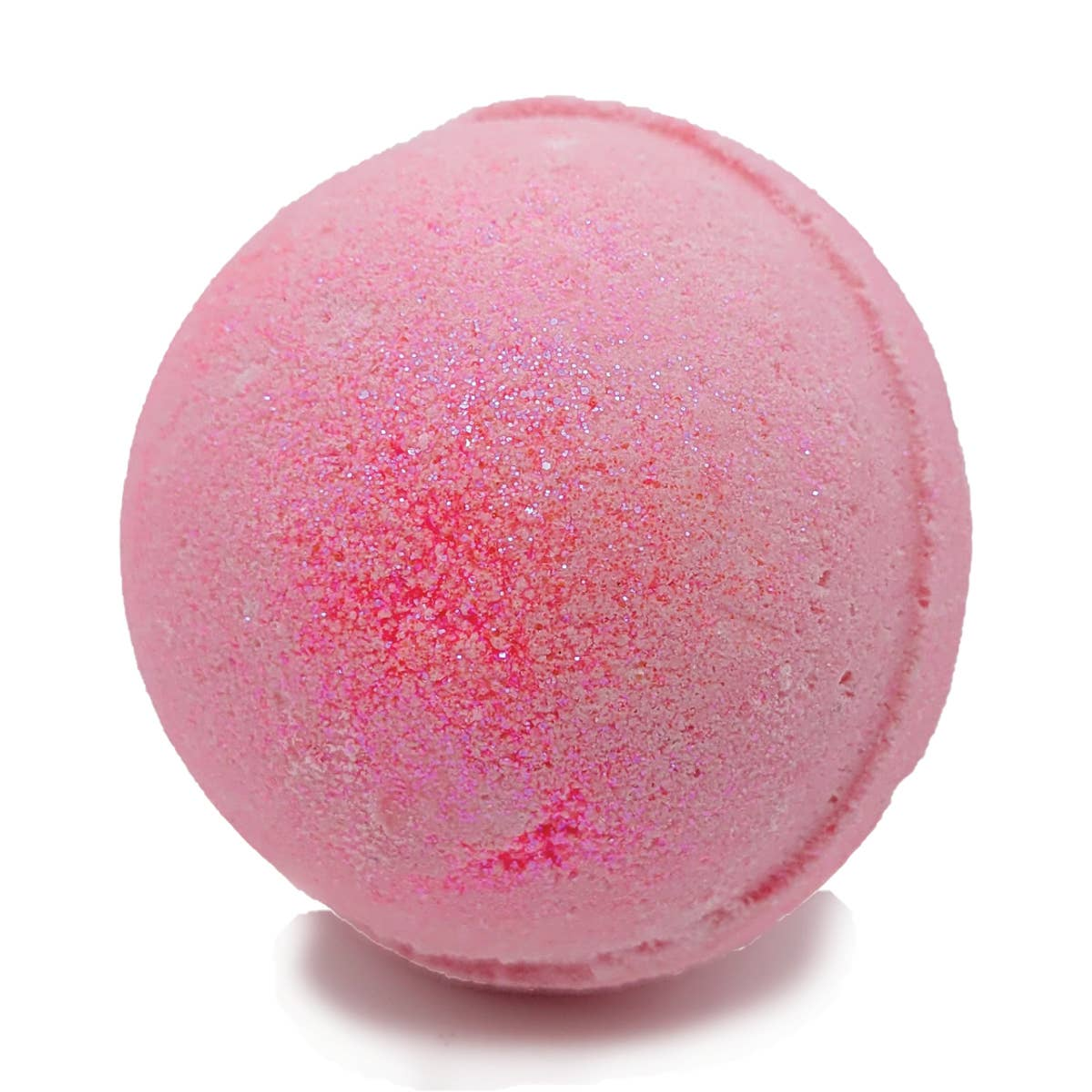 Bath Bomb Fragrant Sweet Caramelized Scent Glitter Pink Sugar 140 Grams
