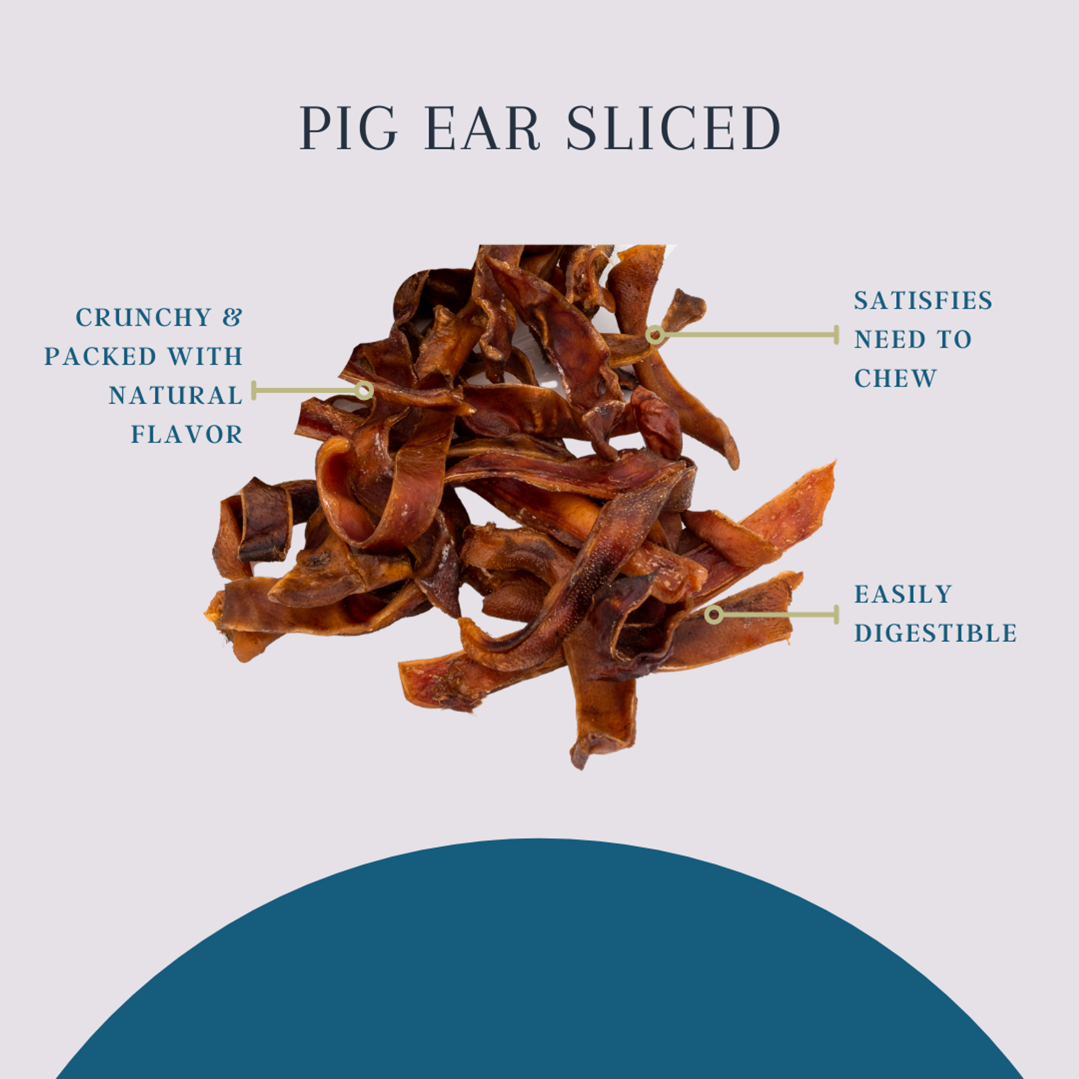 Platinum Pet Treats - Sliced Pig Ear Image 1