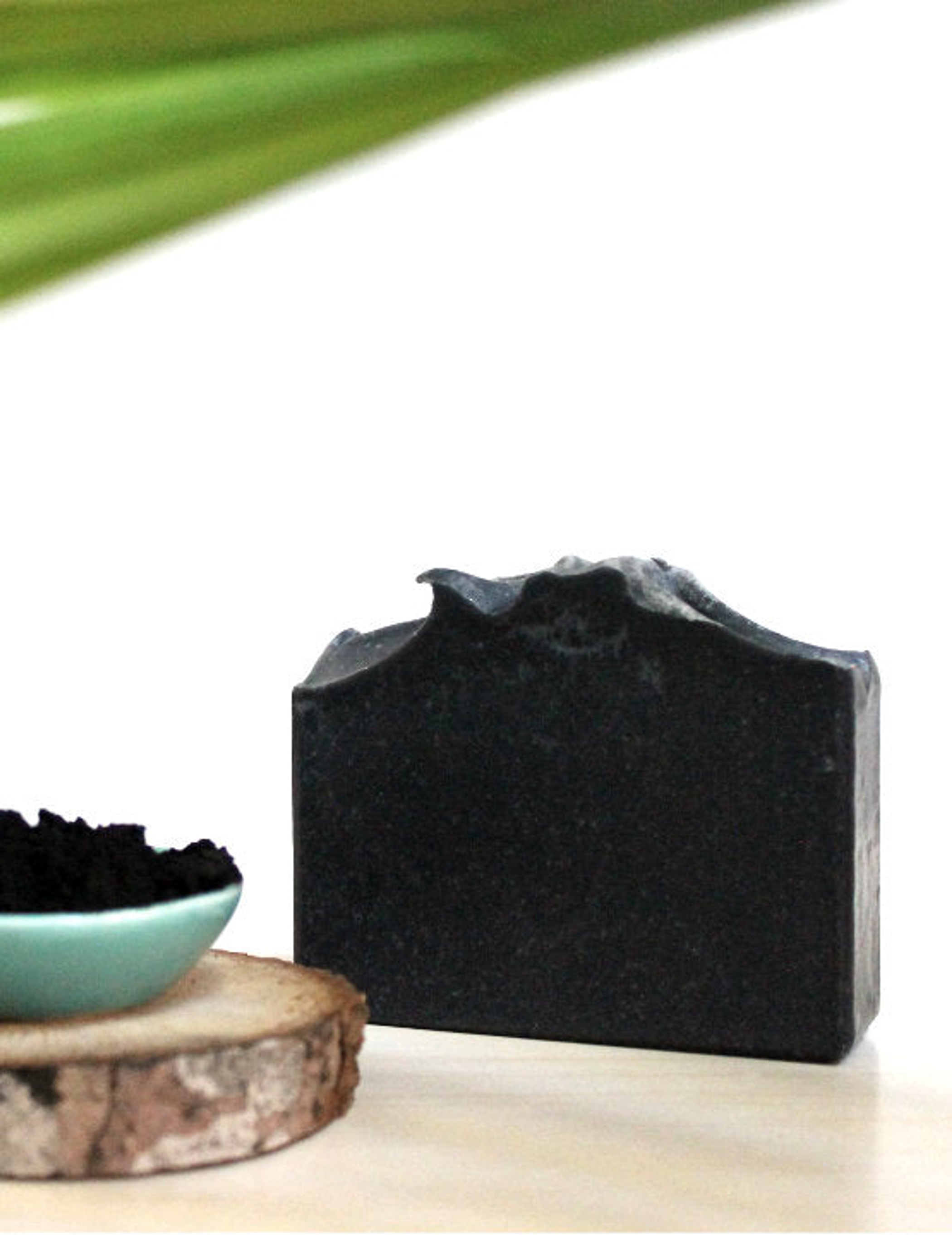 Soap Cleansing Bar Activated Charcoal Tea Tree Vegan Handcrafted Moisturizing Gentle