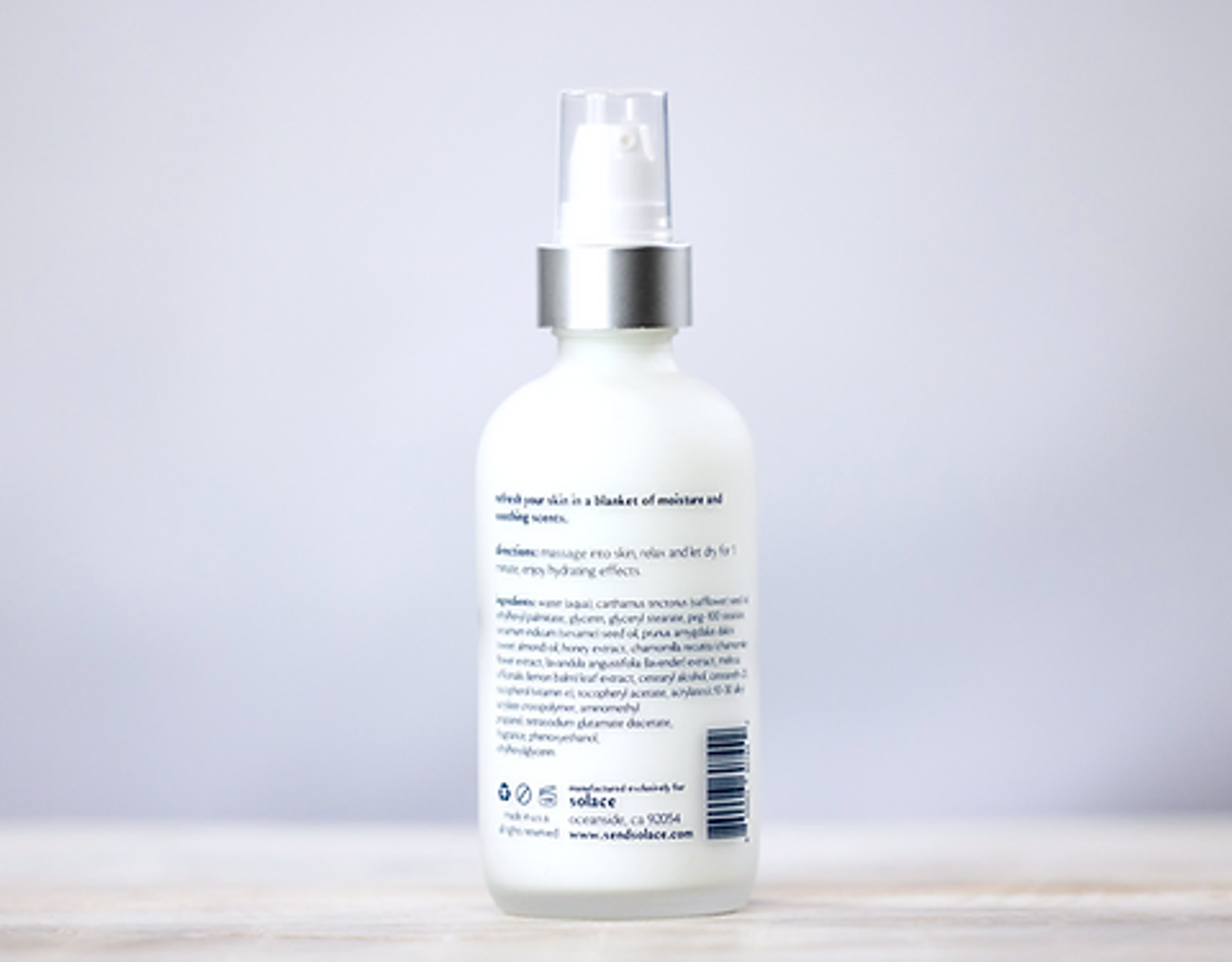 Loción hidratante con infusión de pepino para piel sensible revitaliza los sentidos hidratación profunda refrescante