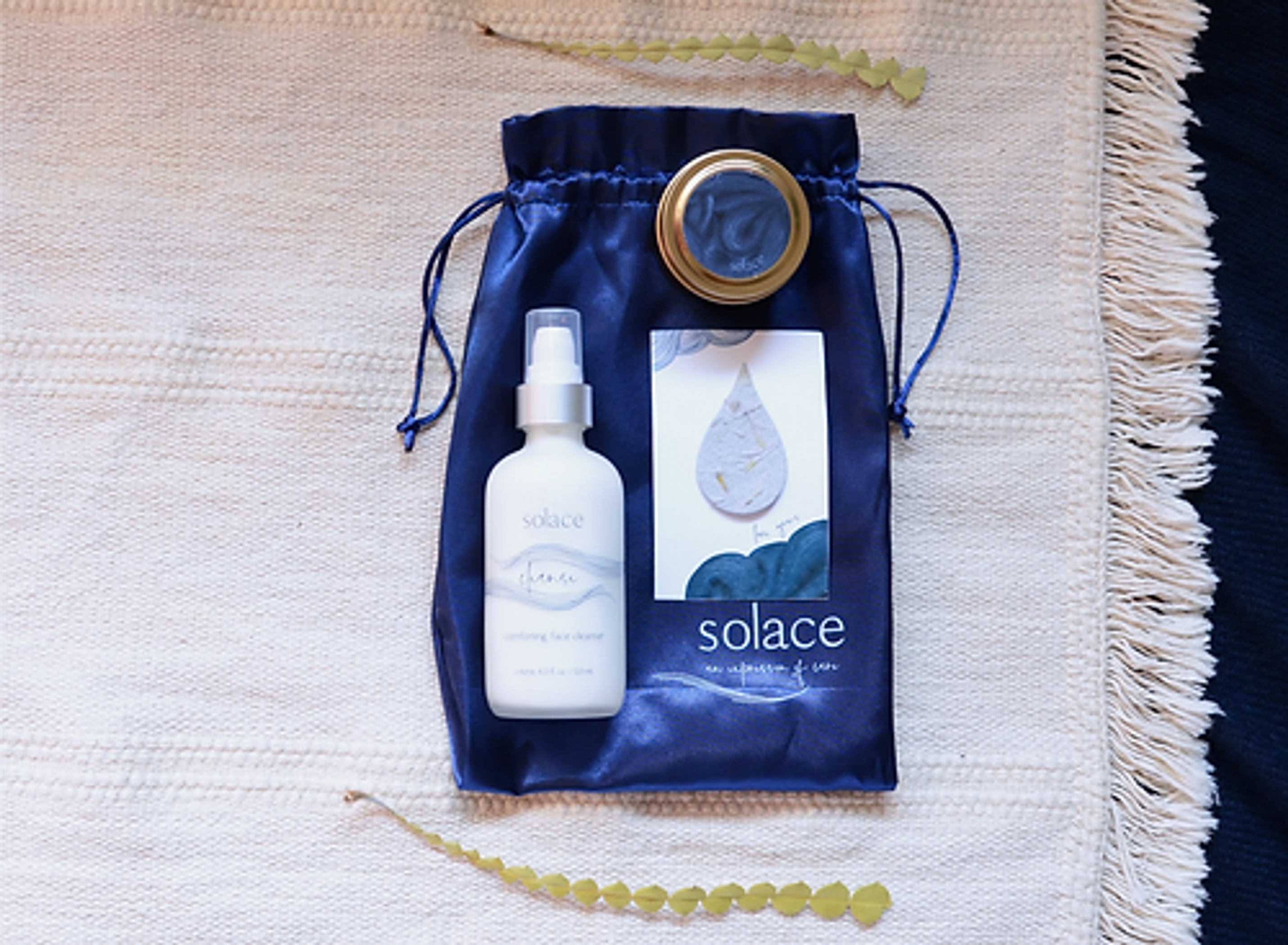 Consoling Set Supportive Cleansing Infused With Lavender Teas Blend Relaxing Herbs Teardrop Shaped Seed Paper Reminder