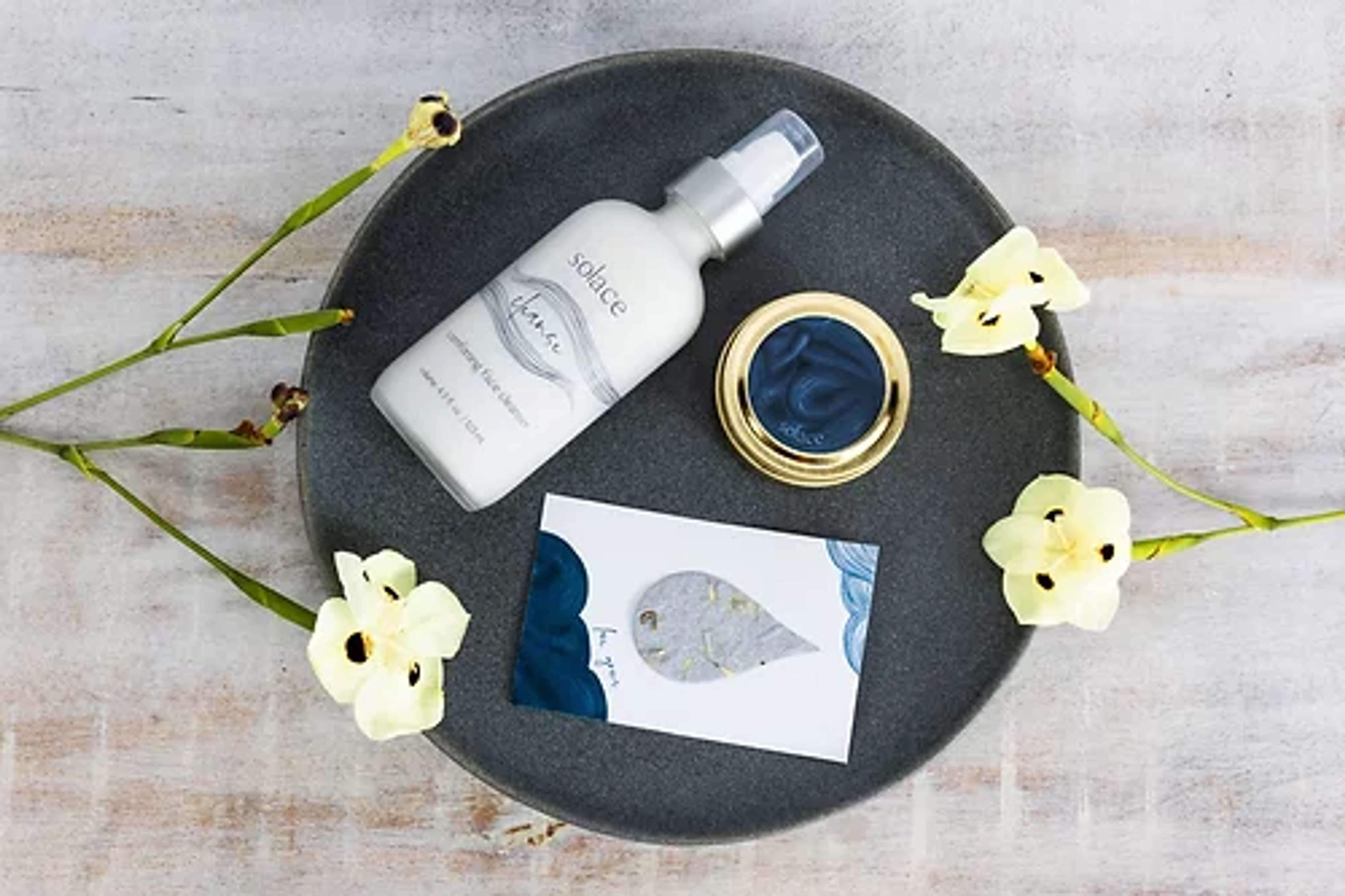 Consoling Set Supportive Cleansing Infused With Lavender Teas Blend Relaxing Herbs Teardrop Shaped Seed Paper Reminder