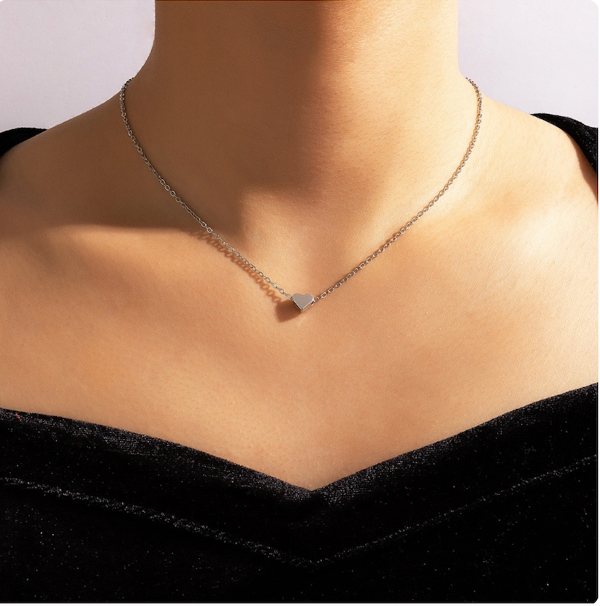 Star-Shaped Pendant Clavicle Chain