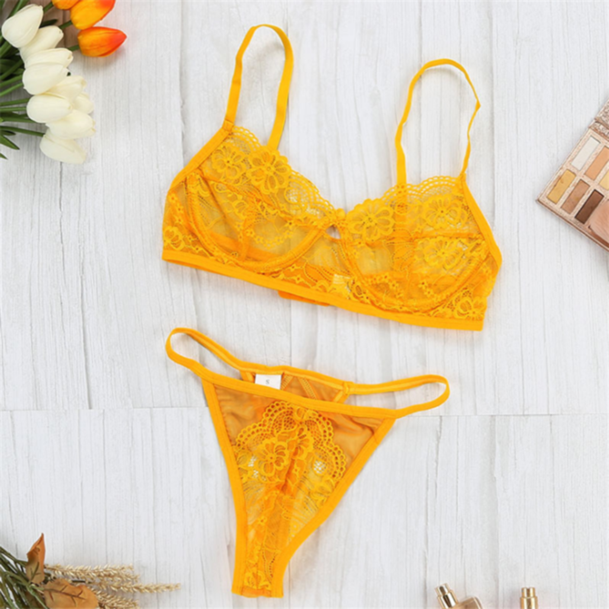 Lingerie Set Sexy Two Piece Lace Bra Panties Self Love Confidence Unique