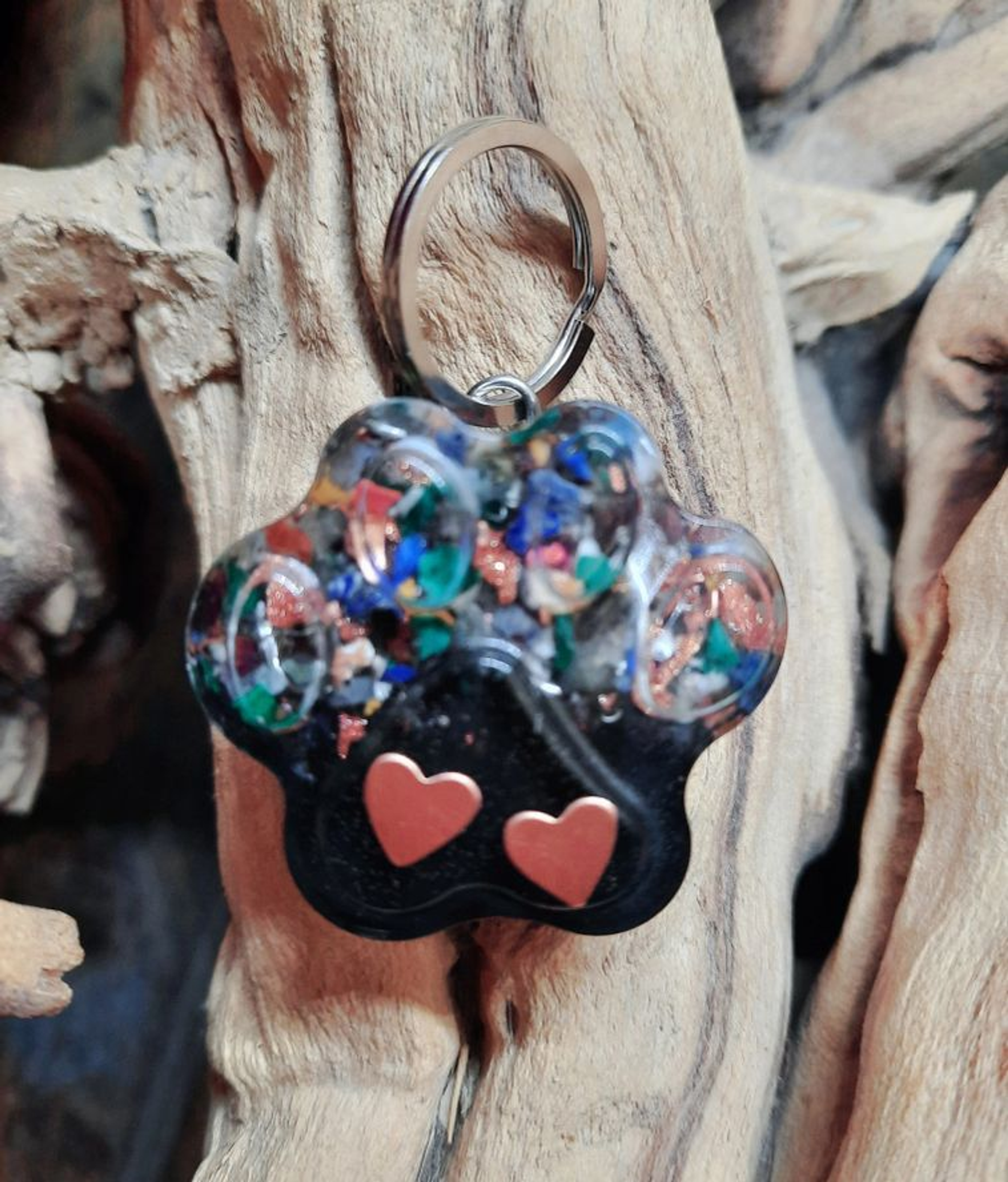 EMF 5G protection Pet Charm PawPrint Image 1
