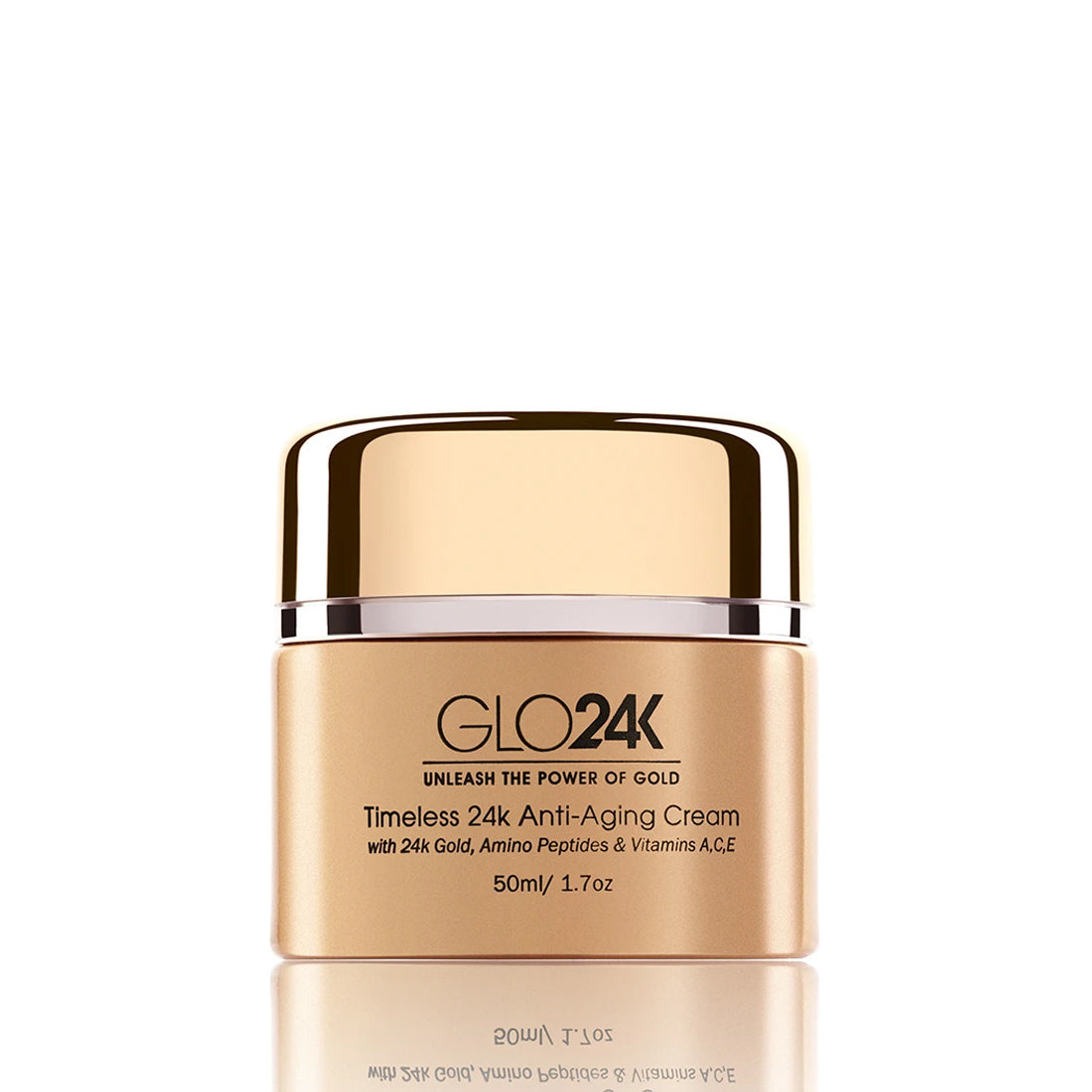 Crema para el rostro y cuello función anti-envejecimiento atributo 24k oro atributo amino péptidos atributo vitaminas A C E