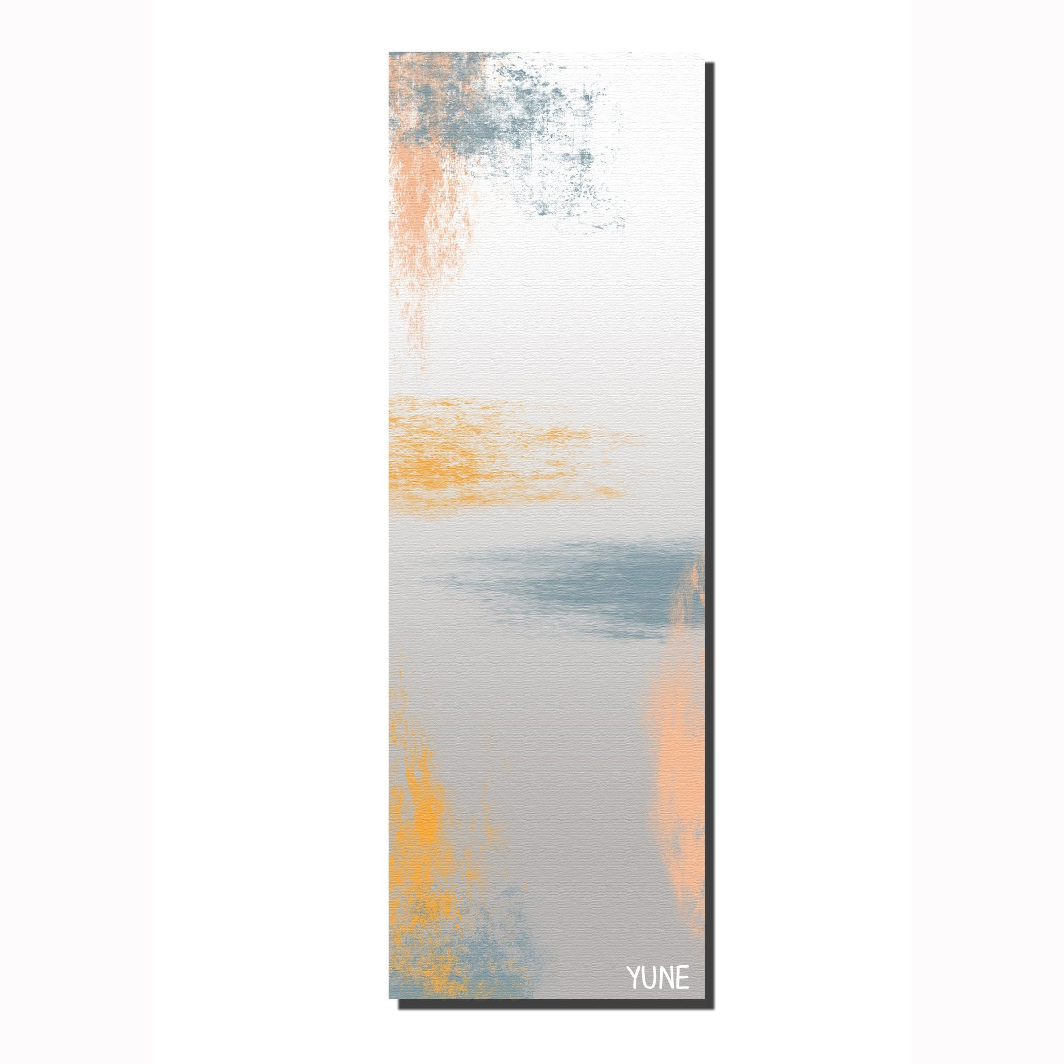 Mat para yoga antideslizante de 5mm liviana diseño reversible material PVC ecológico tamaño 24x72 pulgadas peso 2.5 libras