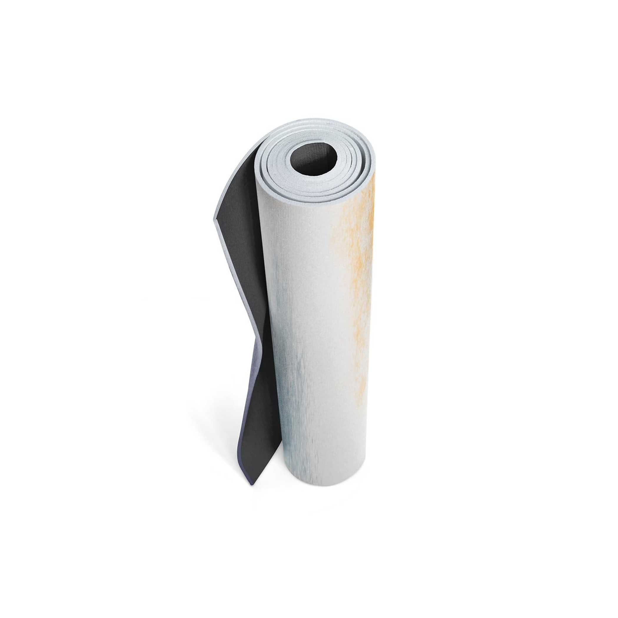 Mat para yoga antideslizante de 5mm liviana diseño reversible material PVC ecológico tamaño 24x72 pulgadas peso 2.5 libras