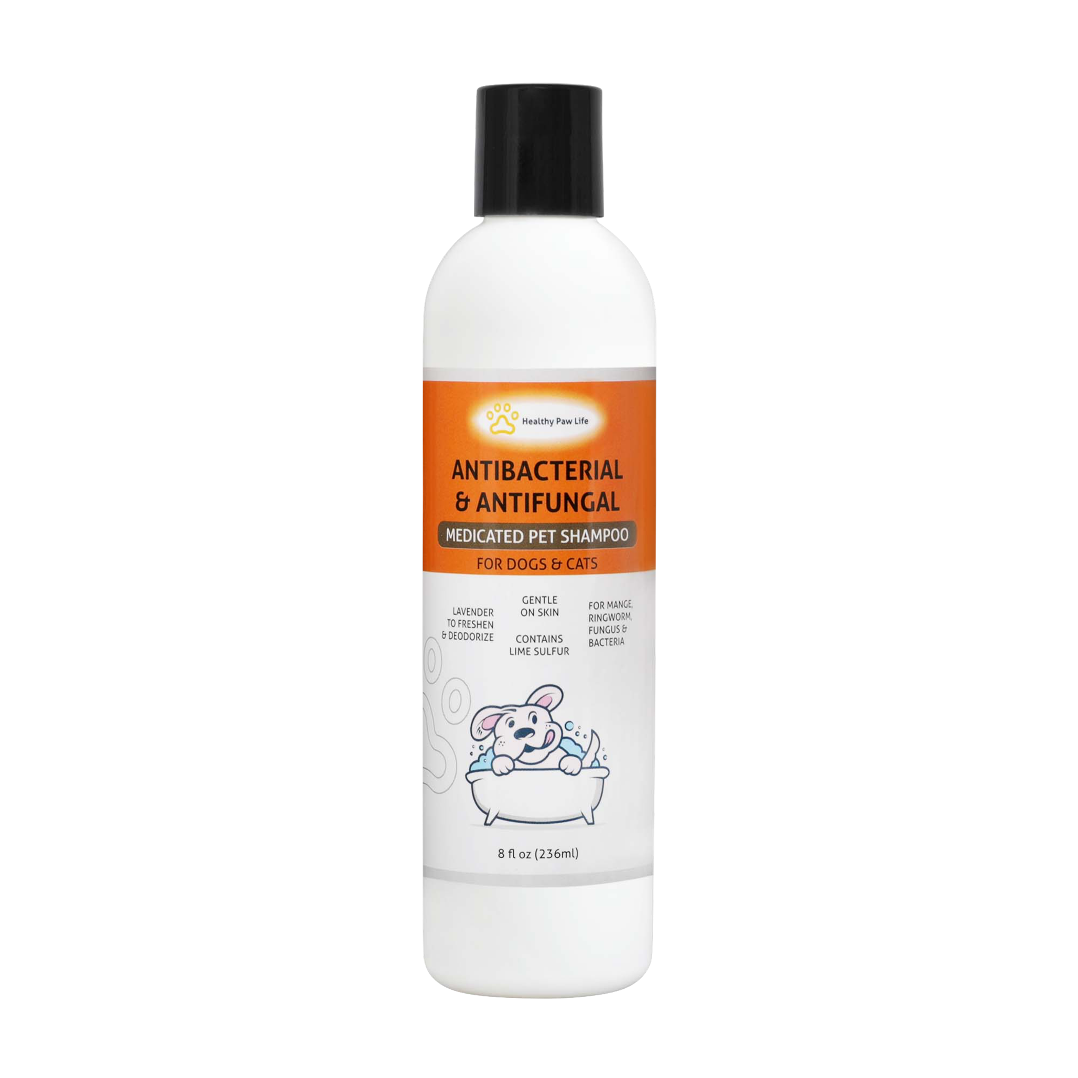 Classic's Medicated Pet Shampoo - Veterinary Treatment Against Ringworm, Mange, Lice, and Dry Skin Image 1