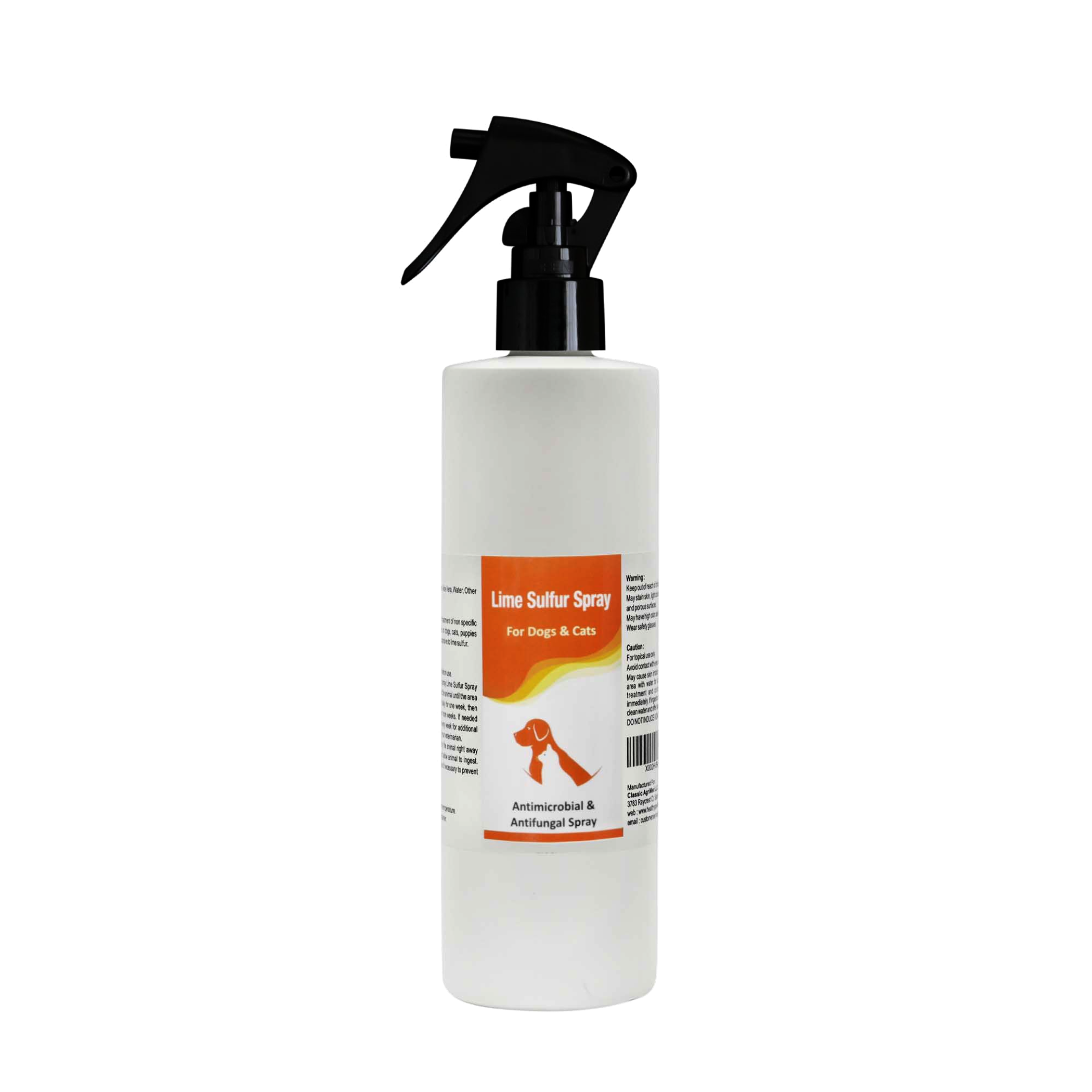 Classic's Lime Sulfur Spray Pet Care for Dry and Itchy Skin Image 1