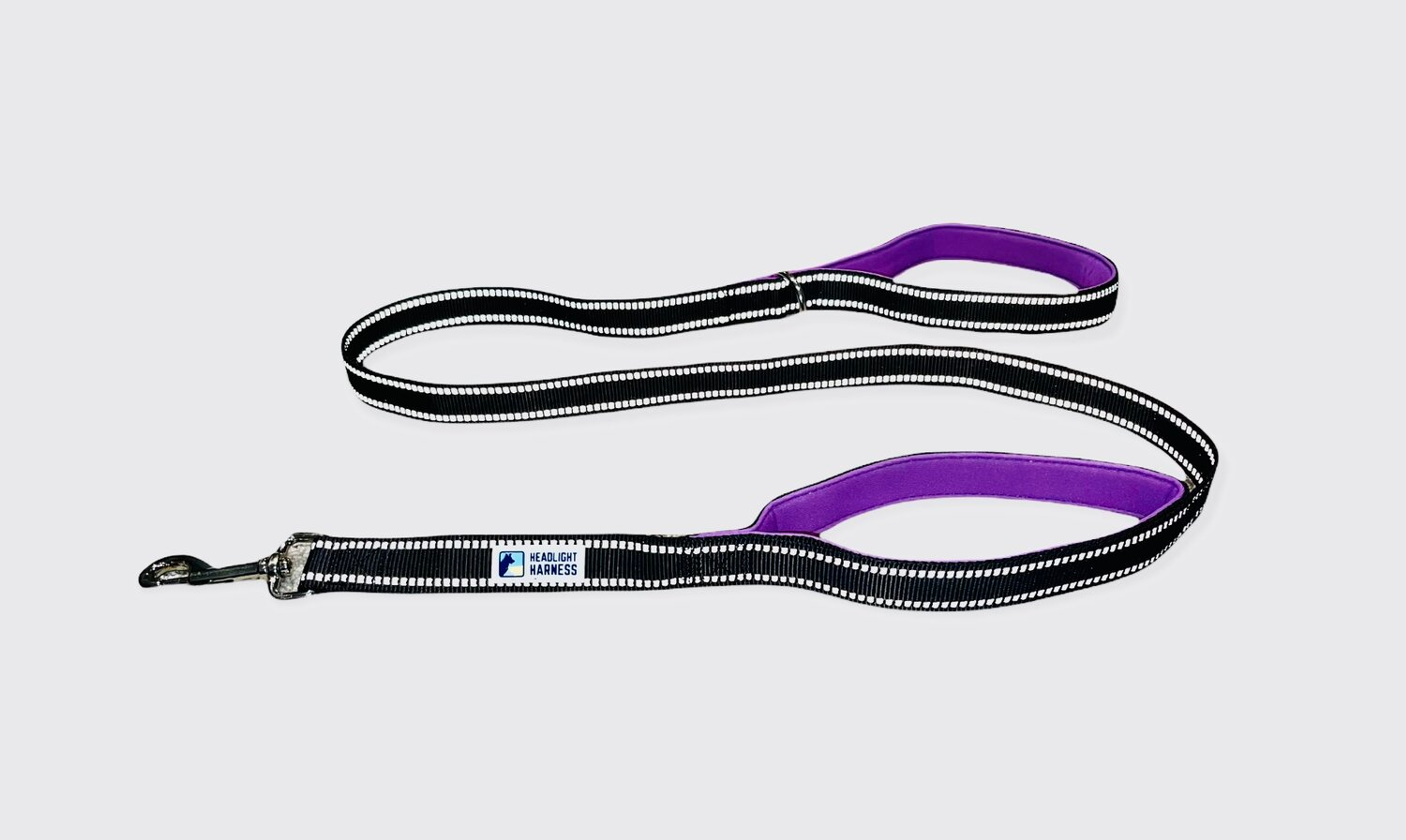 Headlight Harness Double Handle Reflective Leash Image 1