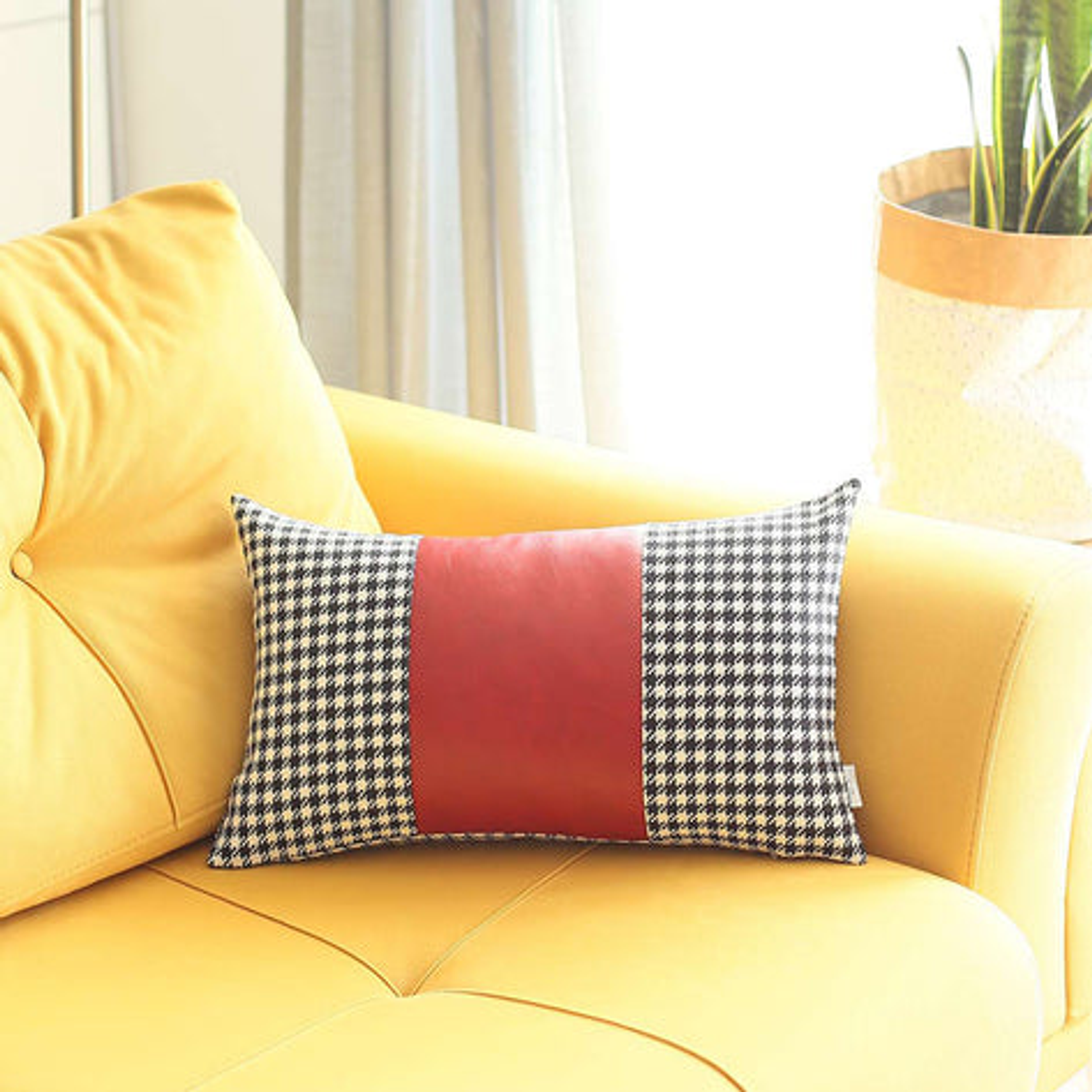 Throw Pillow Covers Boho-Chic Vegan Faux Leather Hidden Zipper Closure Unique Patterns 100% Polyester Spot Clean Only Handmade
