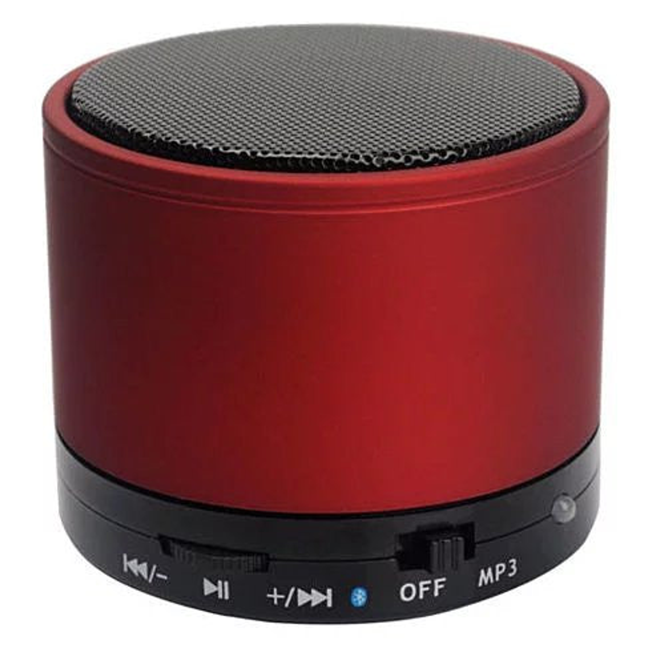 Bluetooth Speaker With MP3 Player FM Radio Rechargeable Battery 2.5 Inch Tall 2 Inch Round Compatible With iPhone iPad Samsung 32GB SD Card Slot