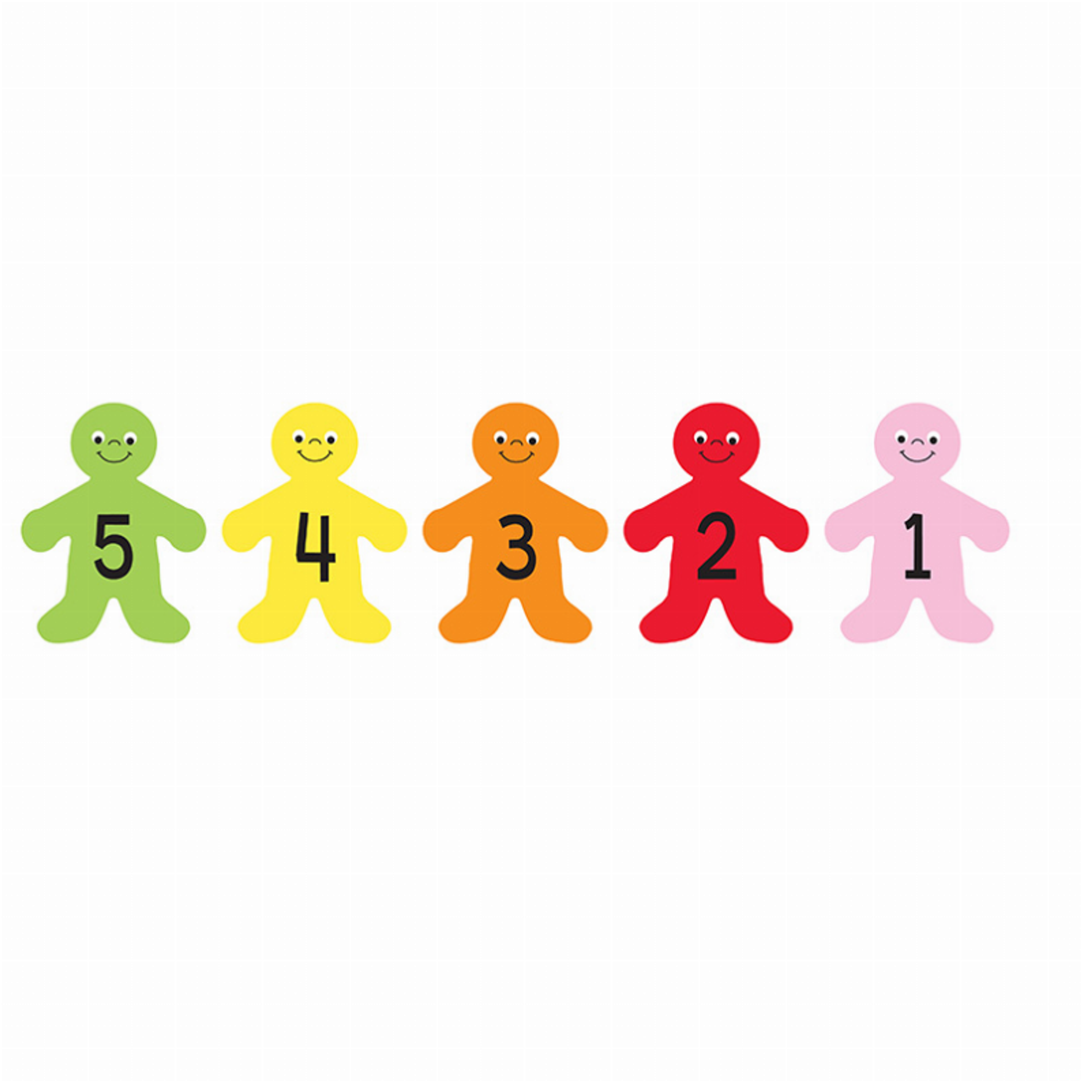 Calendar Days Cards 31 Pack Rainbow People