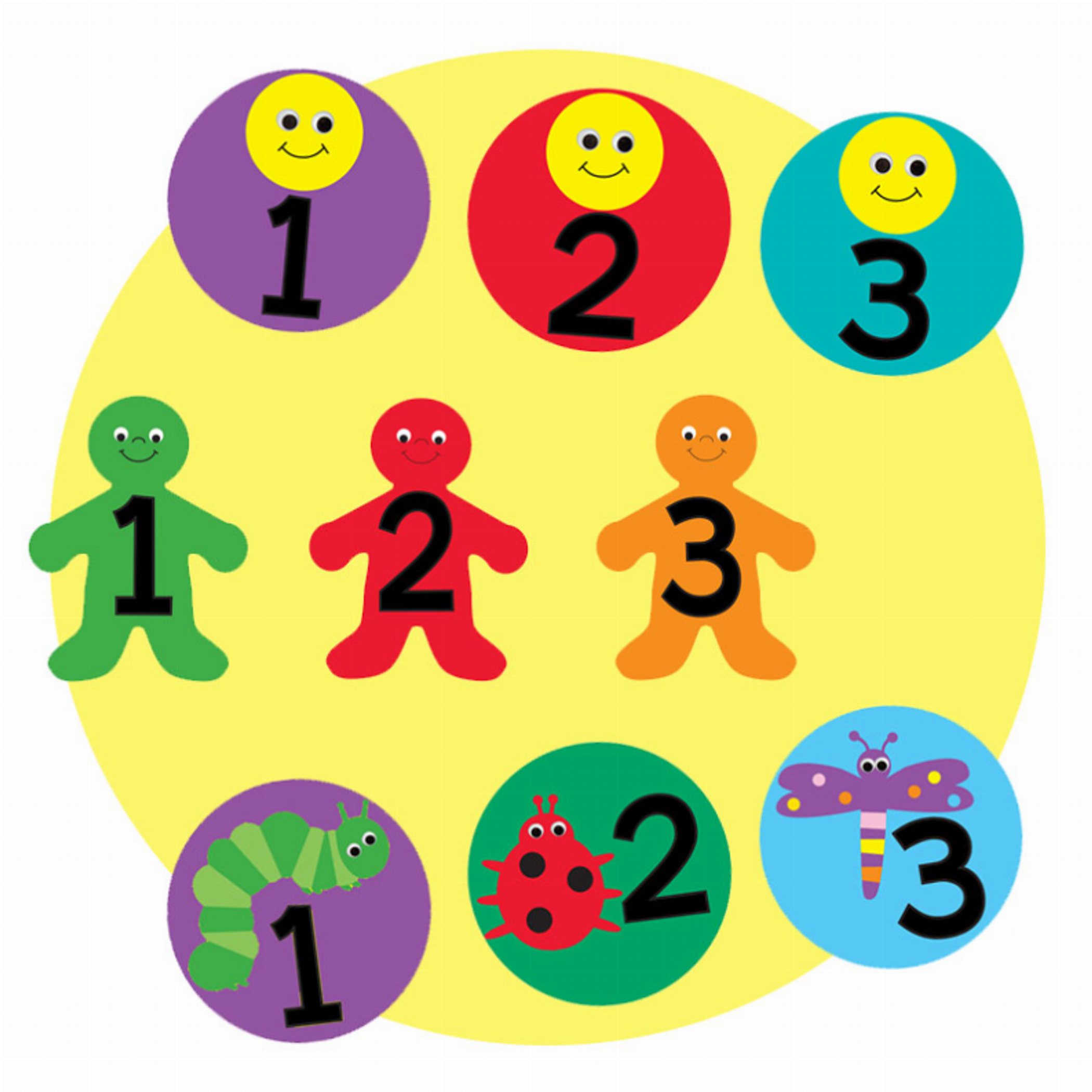 Calendar Days Cards 31 Pack Rainbow People